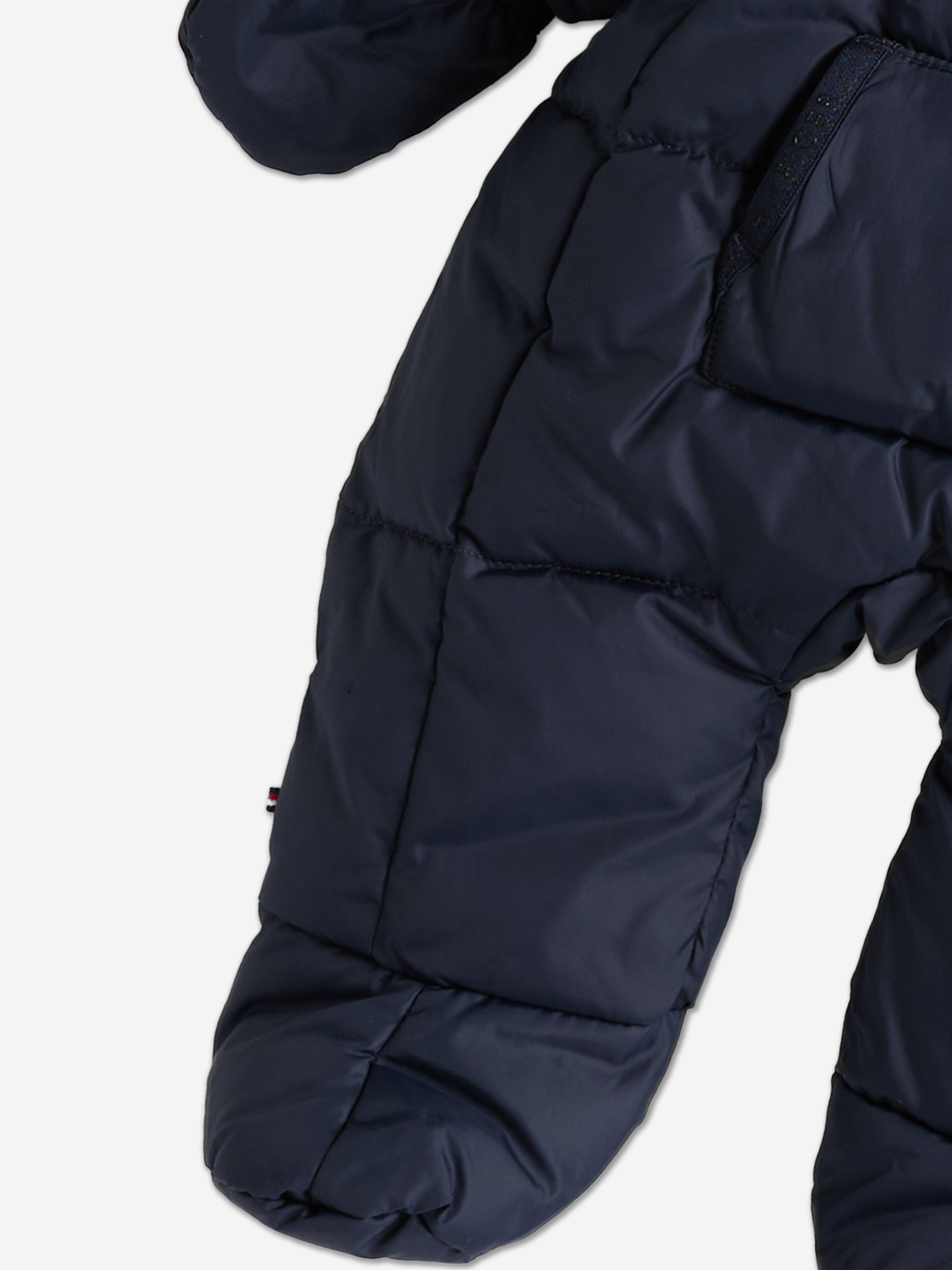 Tommy Hilfiger Baby Hooded Snowsuit in Navy 2025 New Sale Online