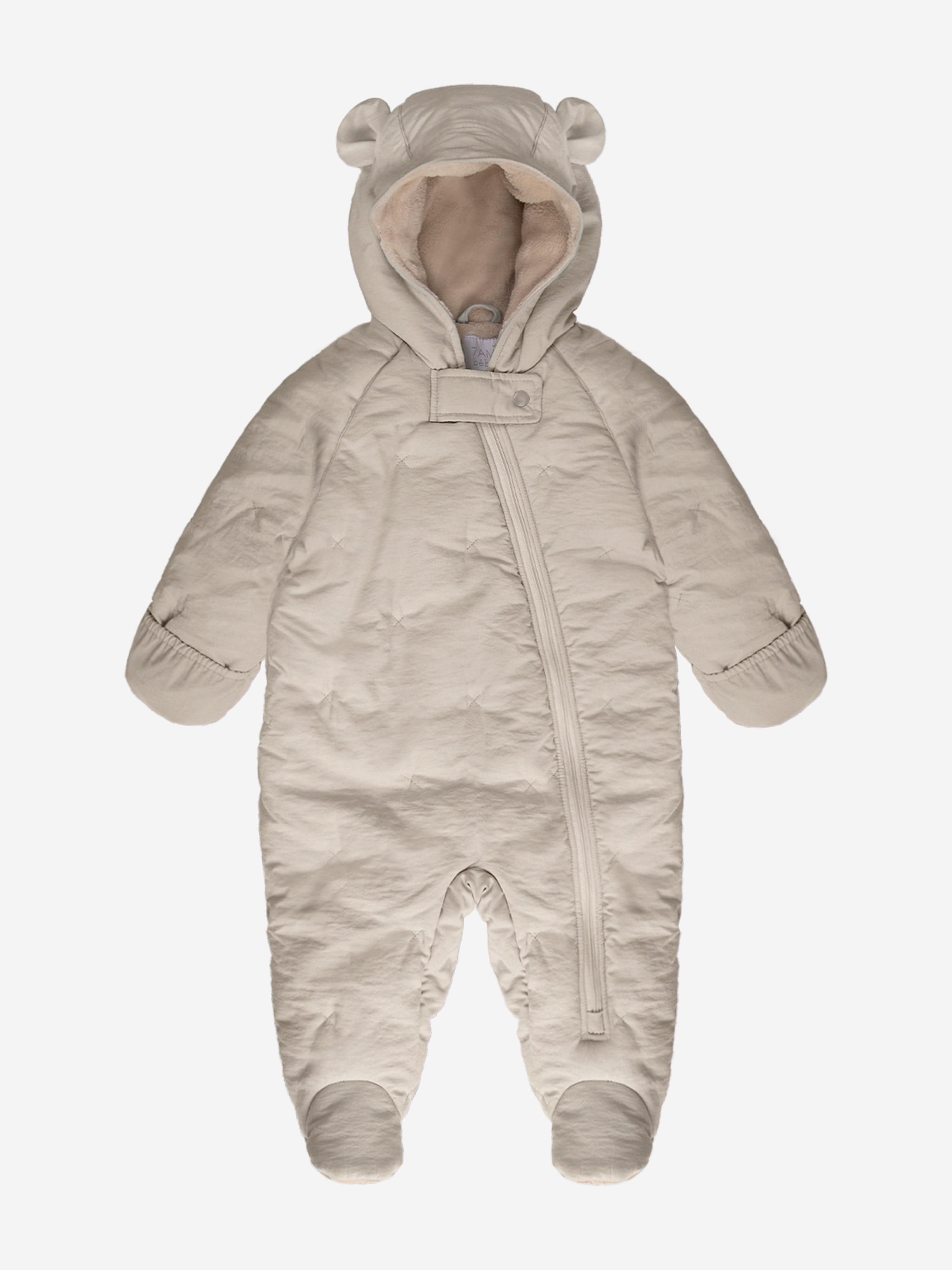 7AM Enfant Baby Snowsuit-Airy in Beige Free Shipping Classic