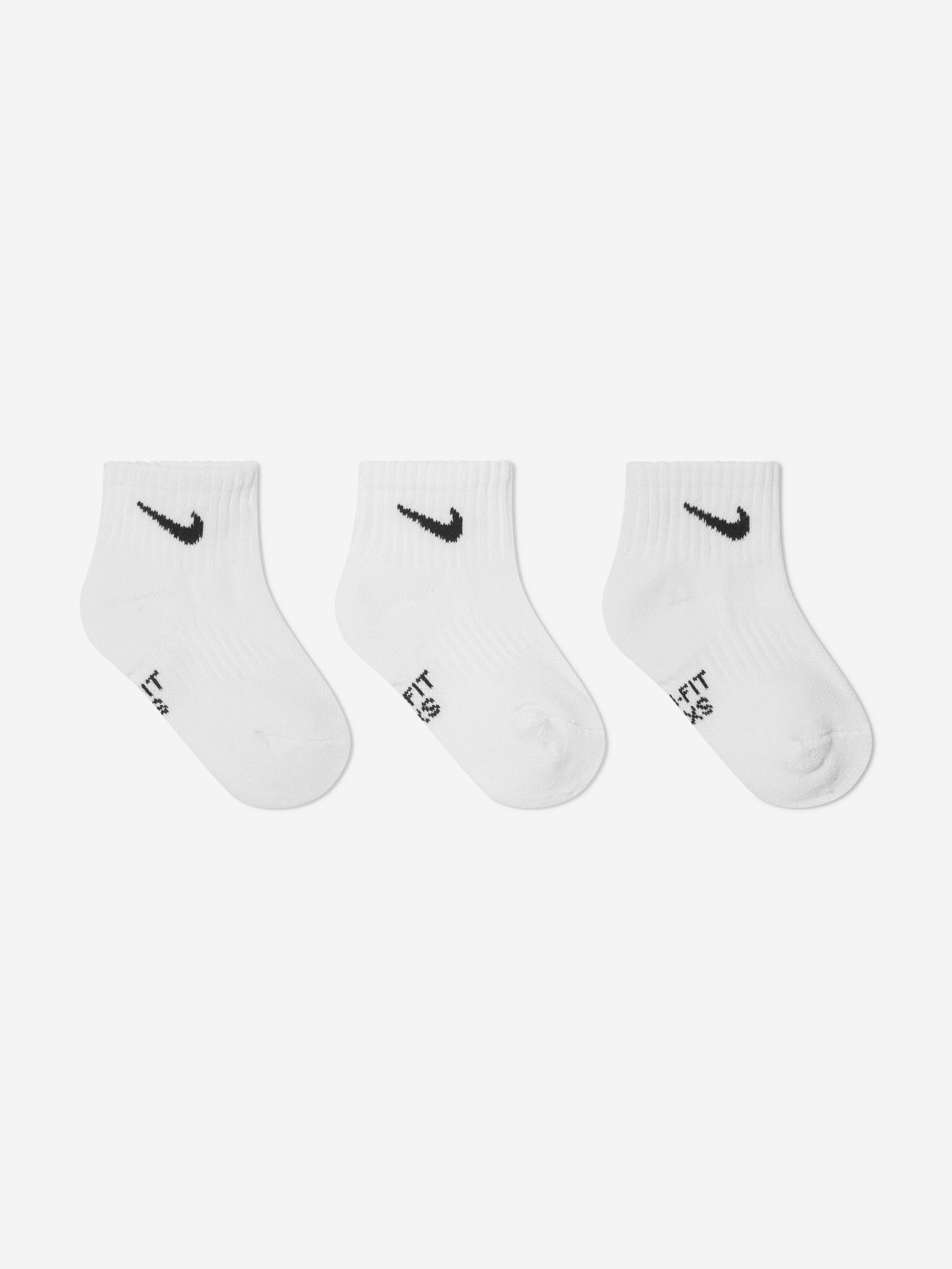 Nike Boys Performance Socks Set in White Outlet Big Discount