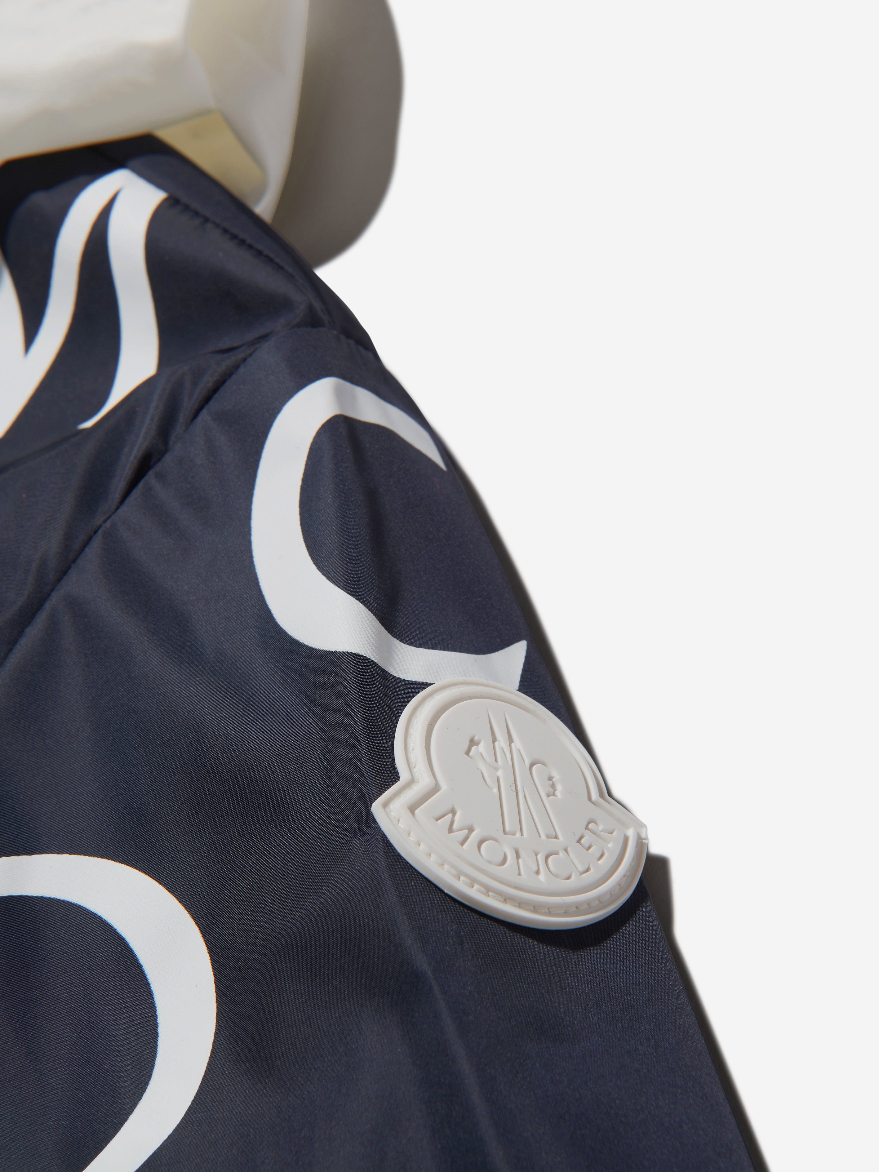 Moncler Enfant Boys Printed Logo Jiro Jacket Cheap Pices Authentic