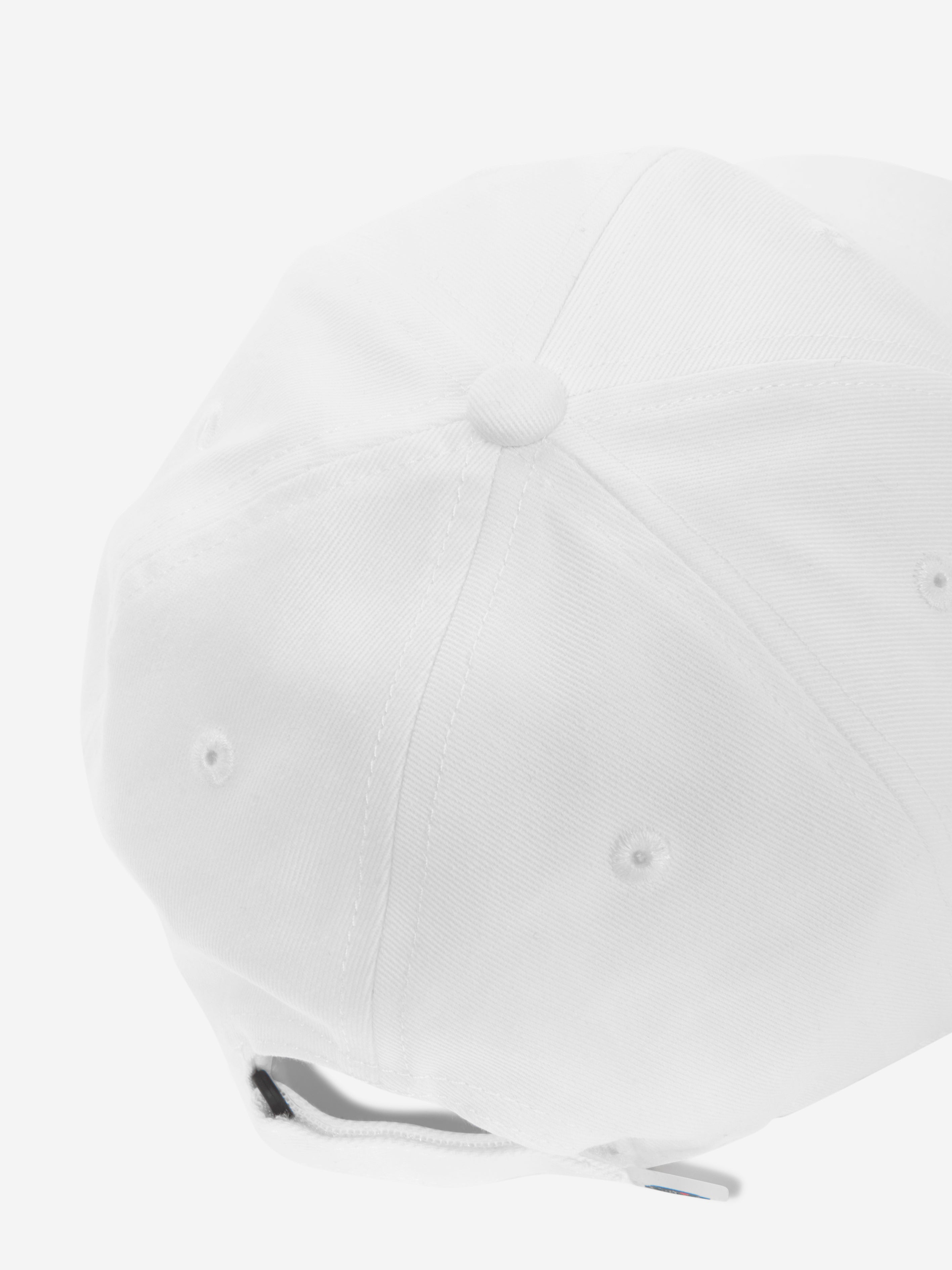 Moncler Enfant Boys Logo Baseball Cap in White Buy Cheap Official Site