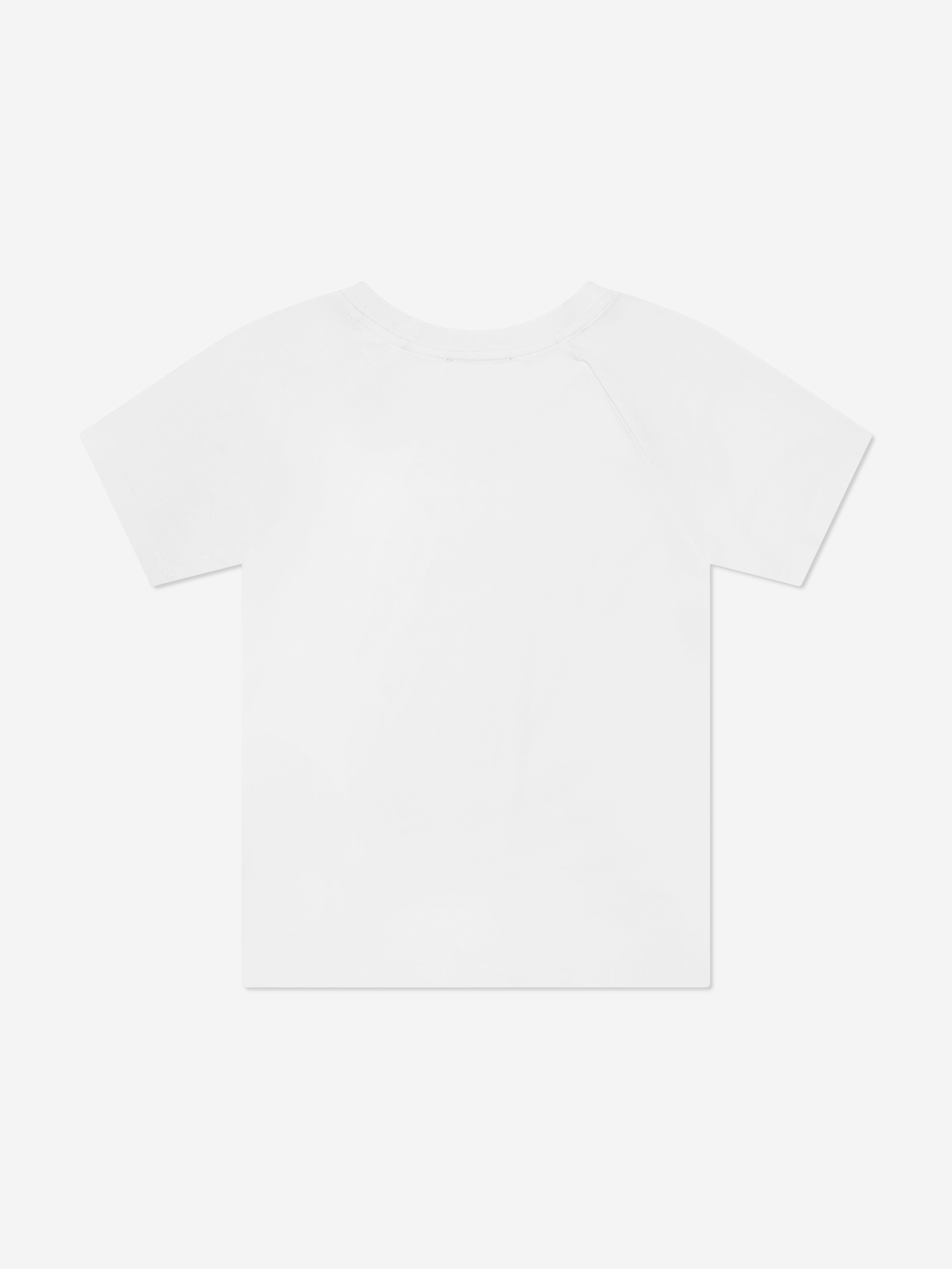Kids Logo T-Shirt in White Free Shipping Big Discount