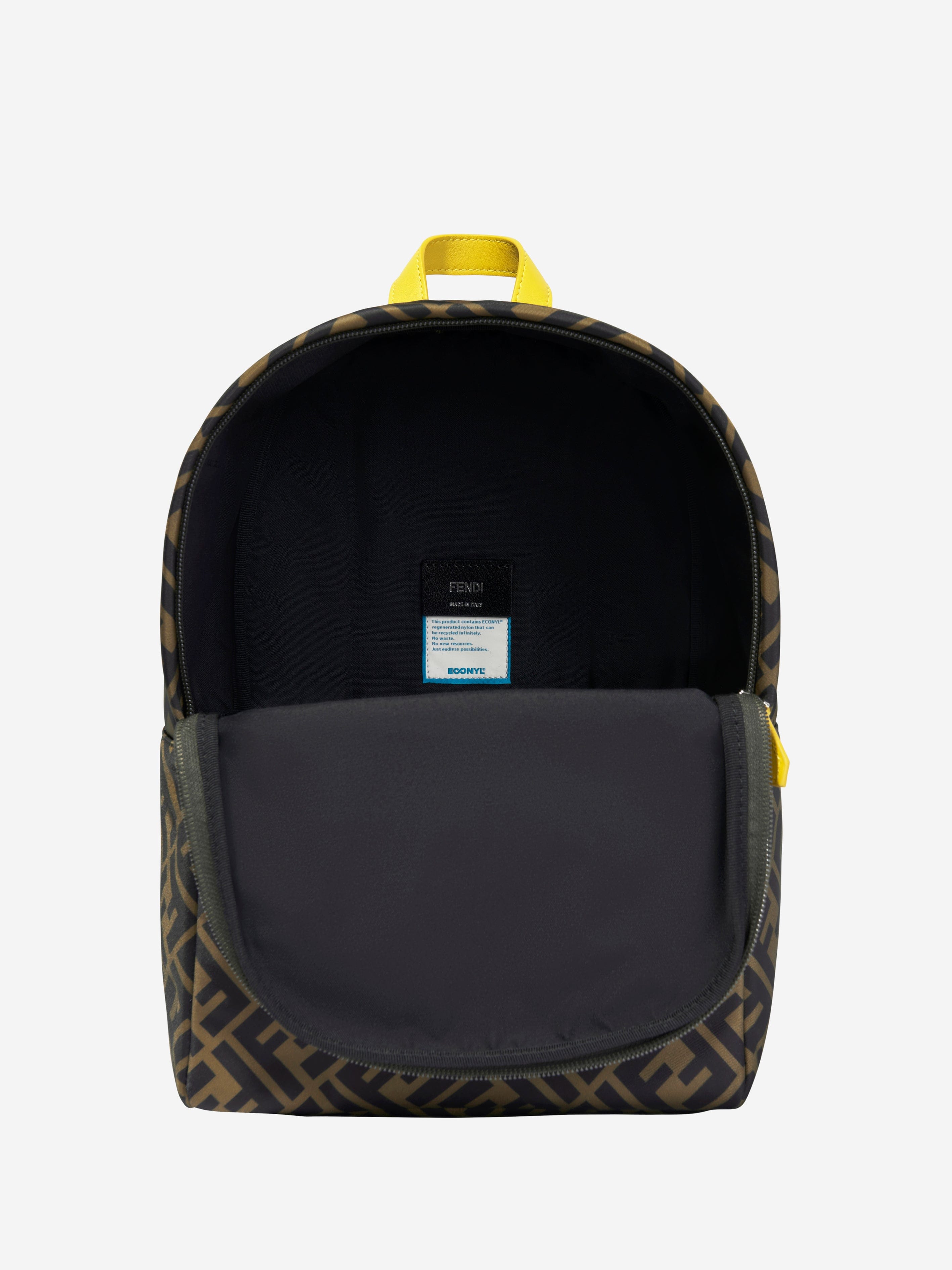 Fendi Kids FF Logo Backpack in Brown (33cm) Clearance Amazon