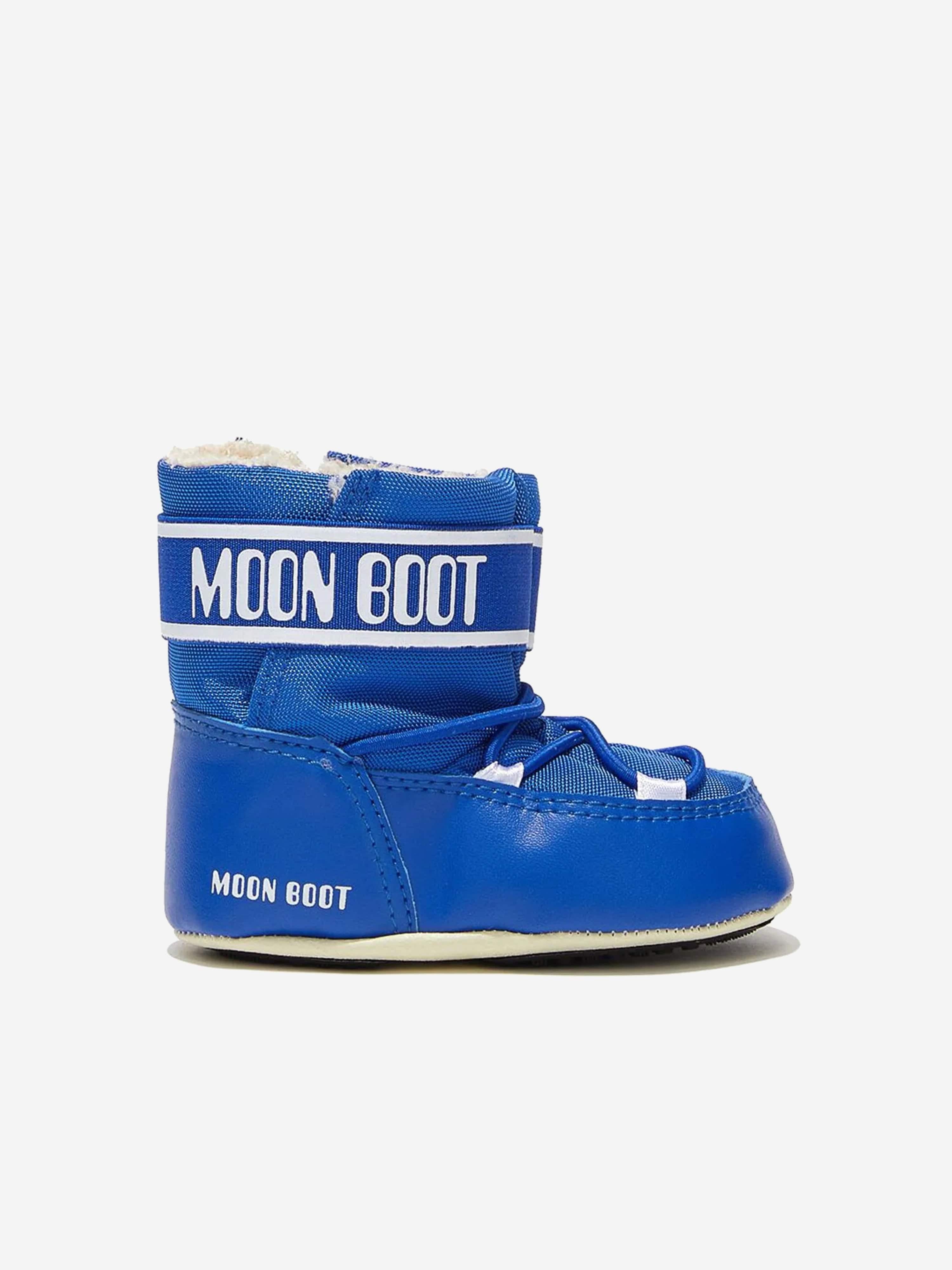 Moon Boot Baby Boys Crib Boots in Blue Best Place To Buy