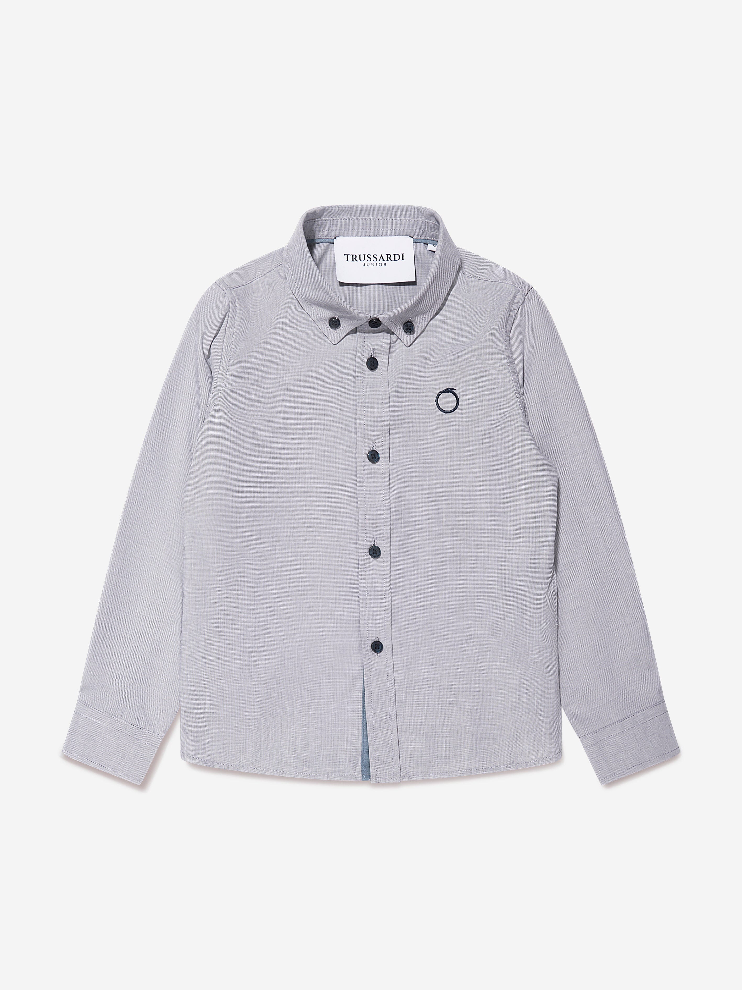 Trussardi Boys Rahill Shirt In Grey Free Shipping Eastbay
