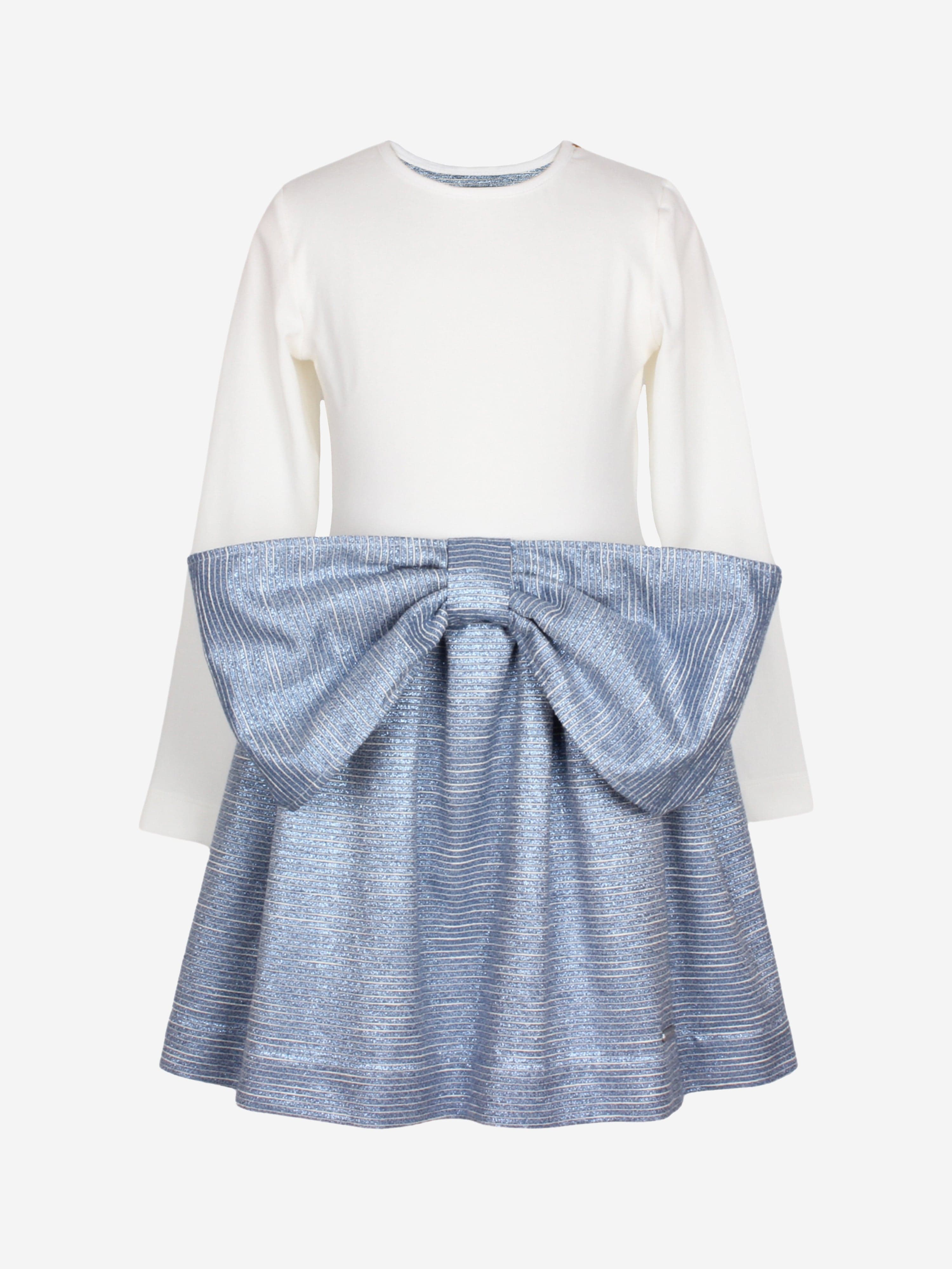 Jessie And James Girls Katlyn Dress in Blue Choice