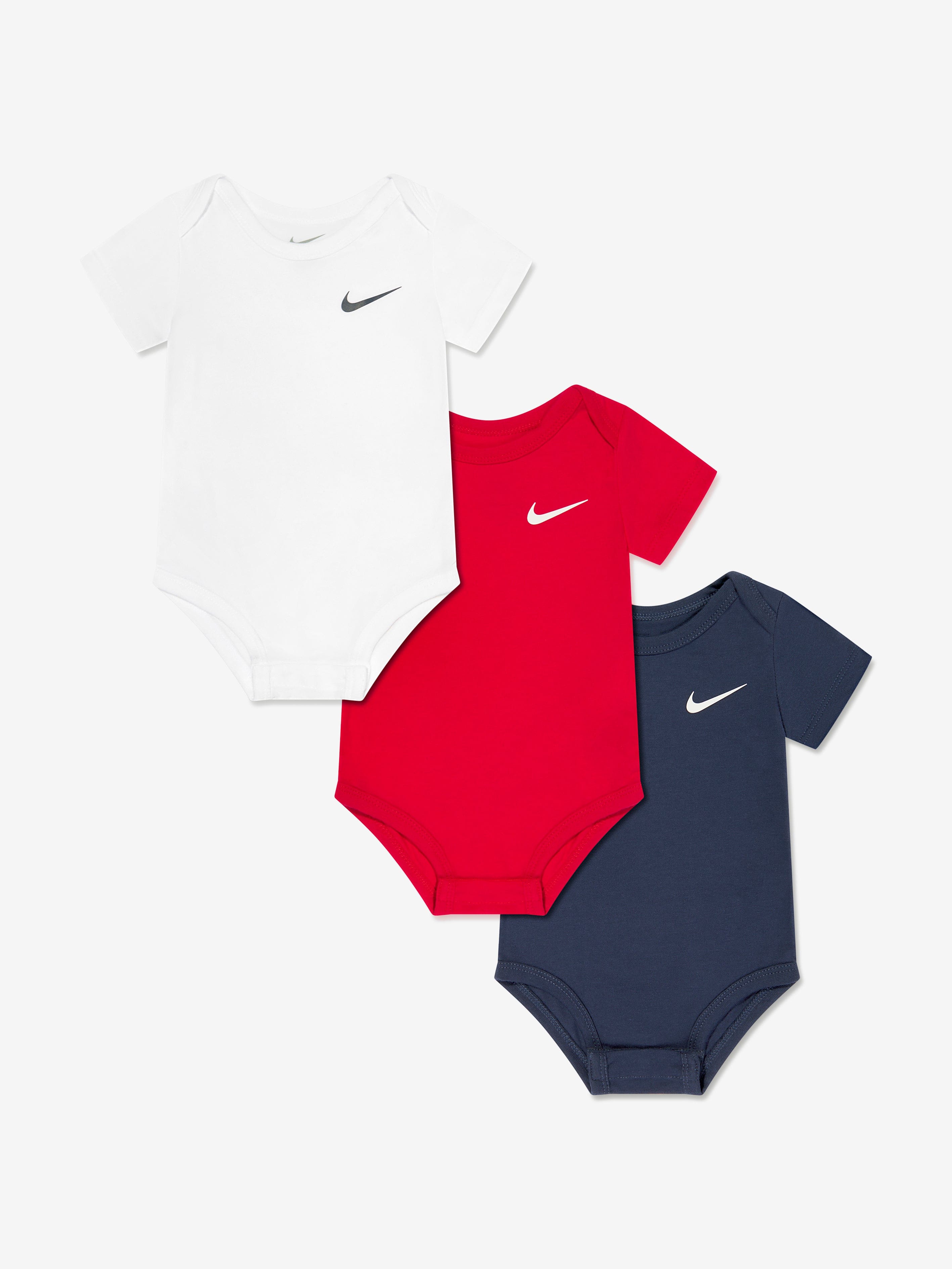 Nike Baby Girls 3 Pack Swoosh Bodysuit Set in Multicolour Cheap With Paypal