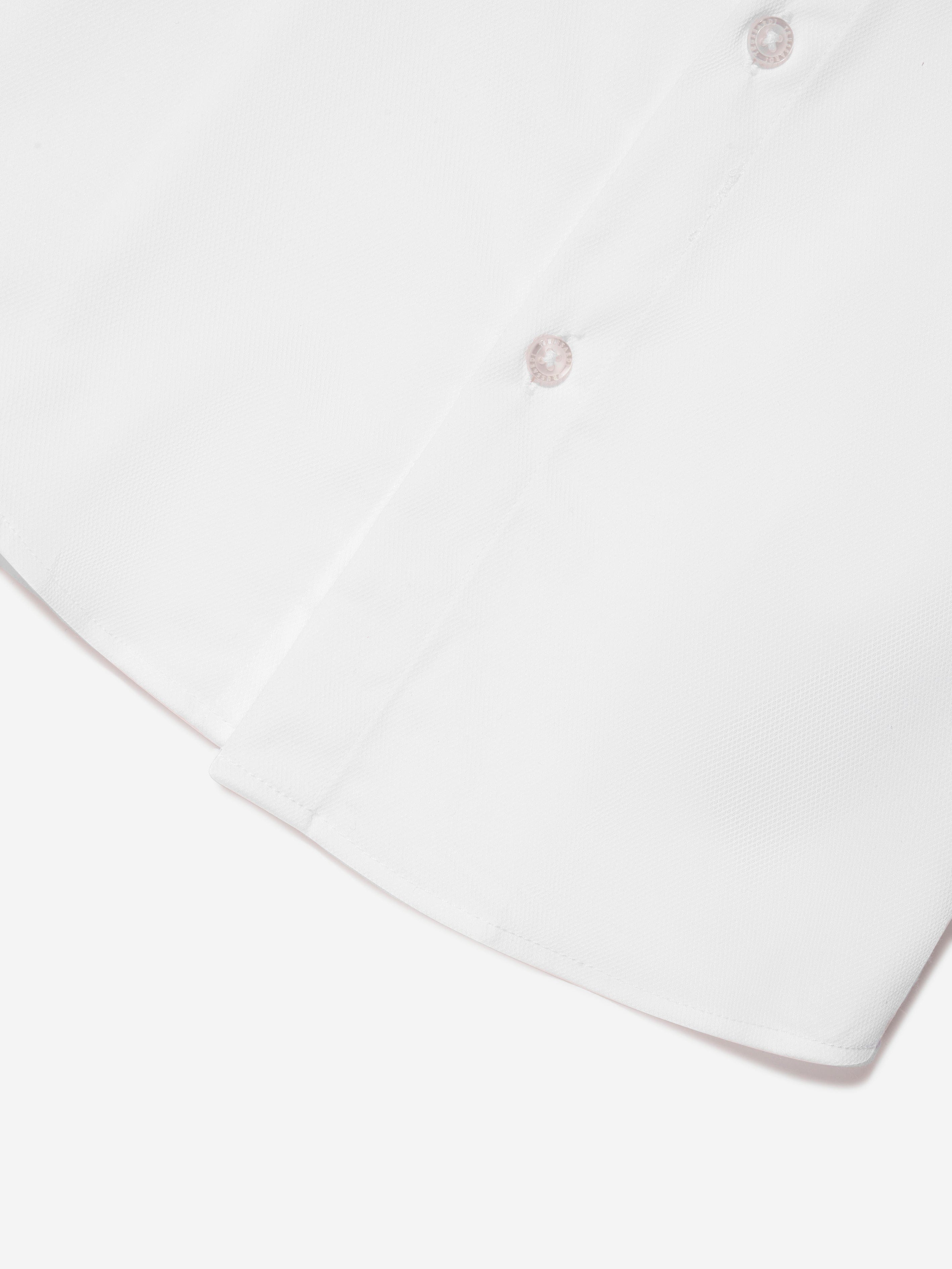 Trussardi Boys Barlog Shirt in Ivory Discount Online