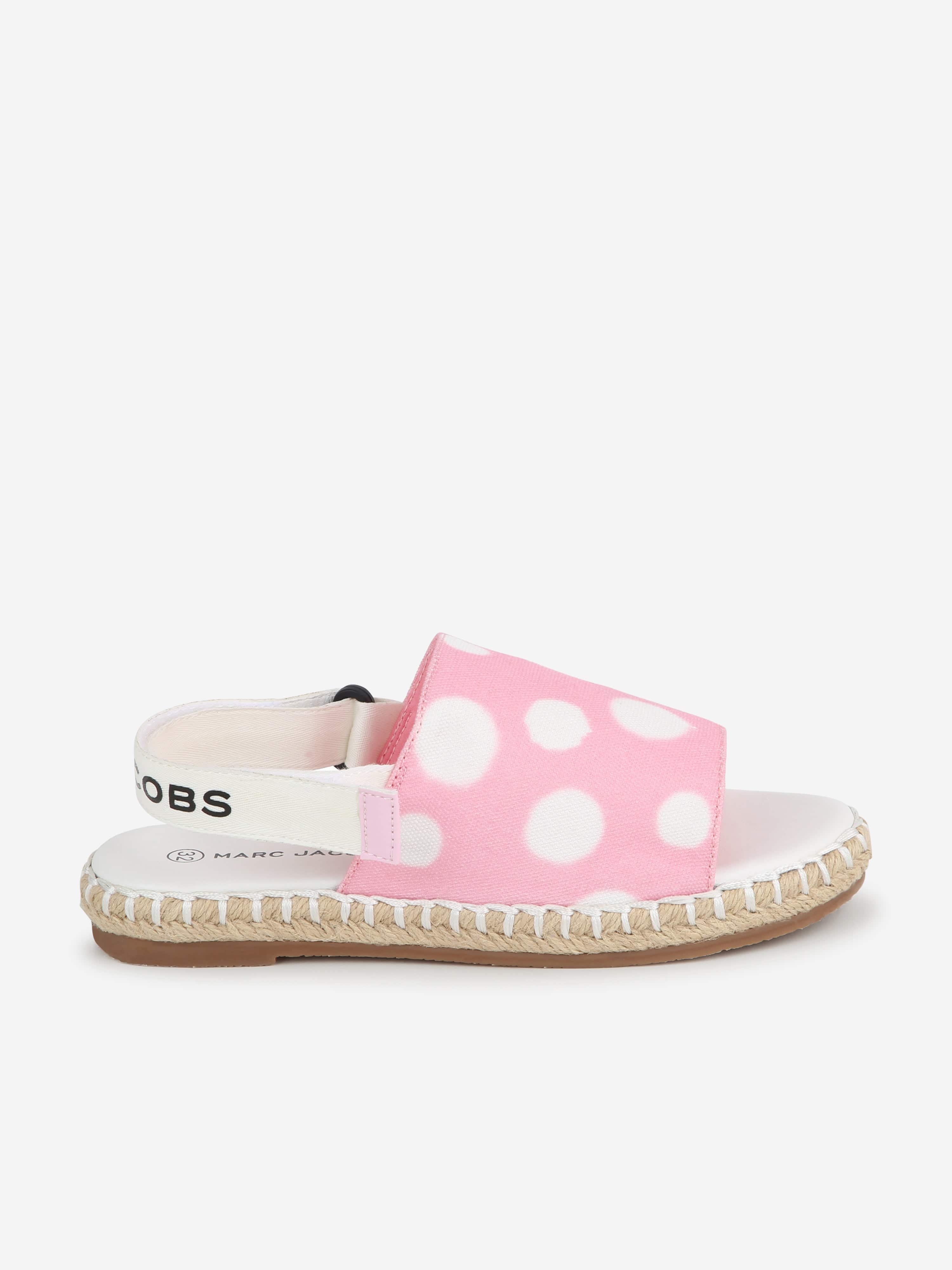 MARC JACOBS Girls Open Toe Espadrilles in Pink Cheap Brand New Unisex