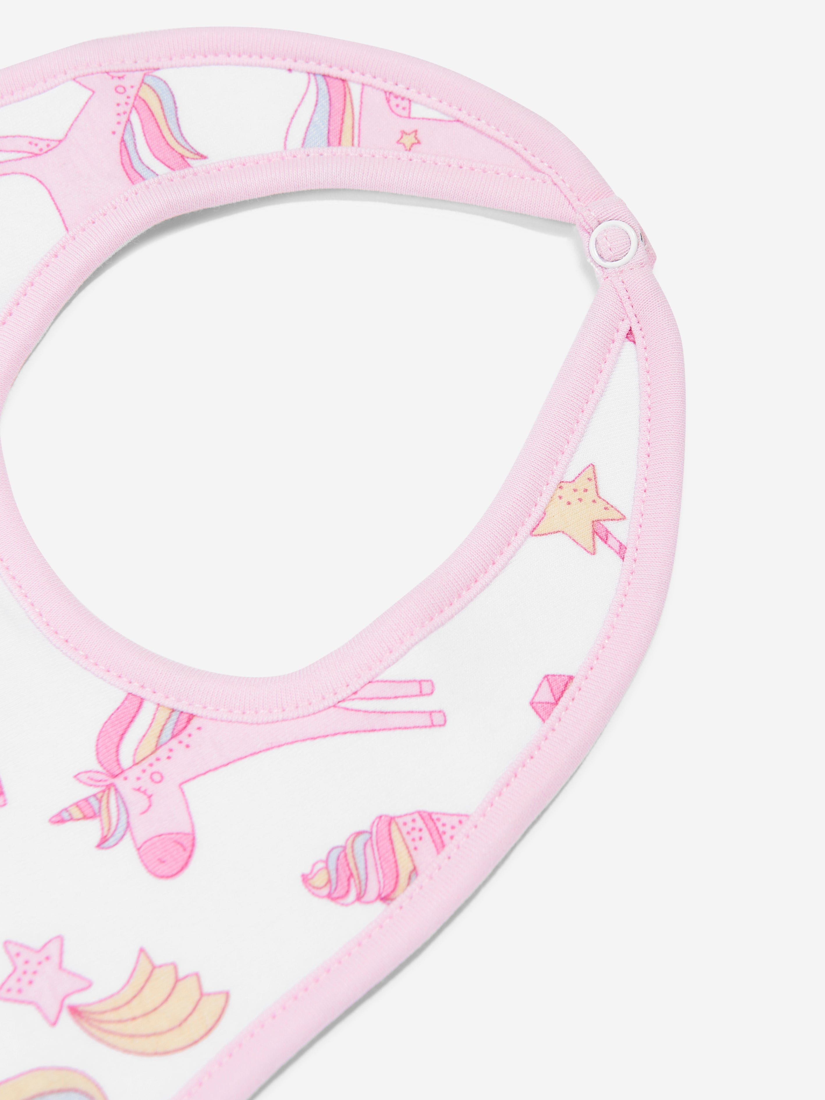 Magnolia Baby Baby Girls Believe In Magic Bib in White Best Store To Get Sale Online