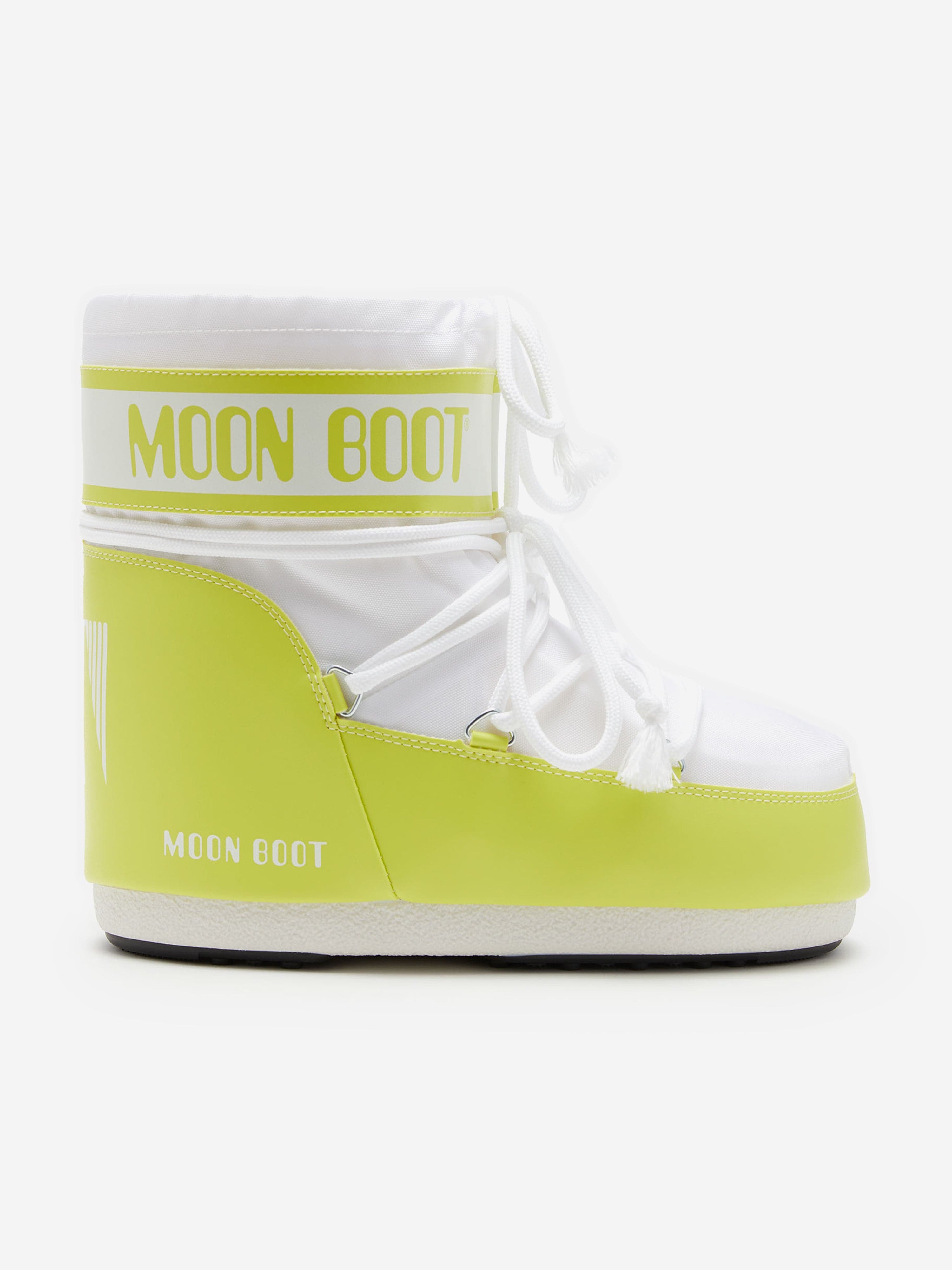 Moon Boot Boys Icon Low Boots in Green Manchester Sale Online