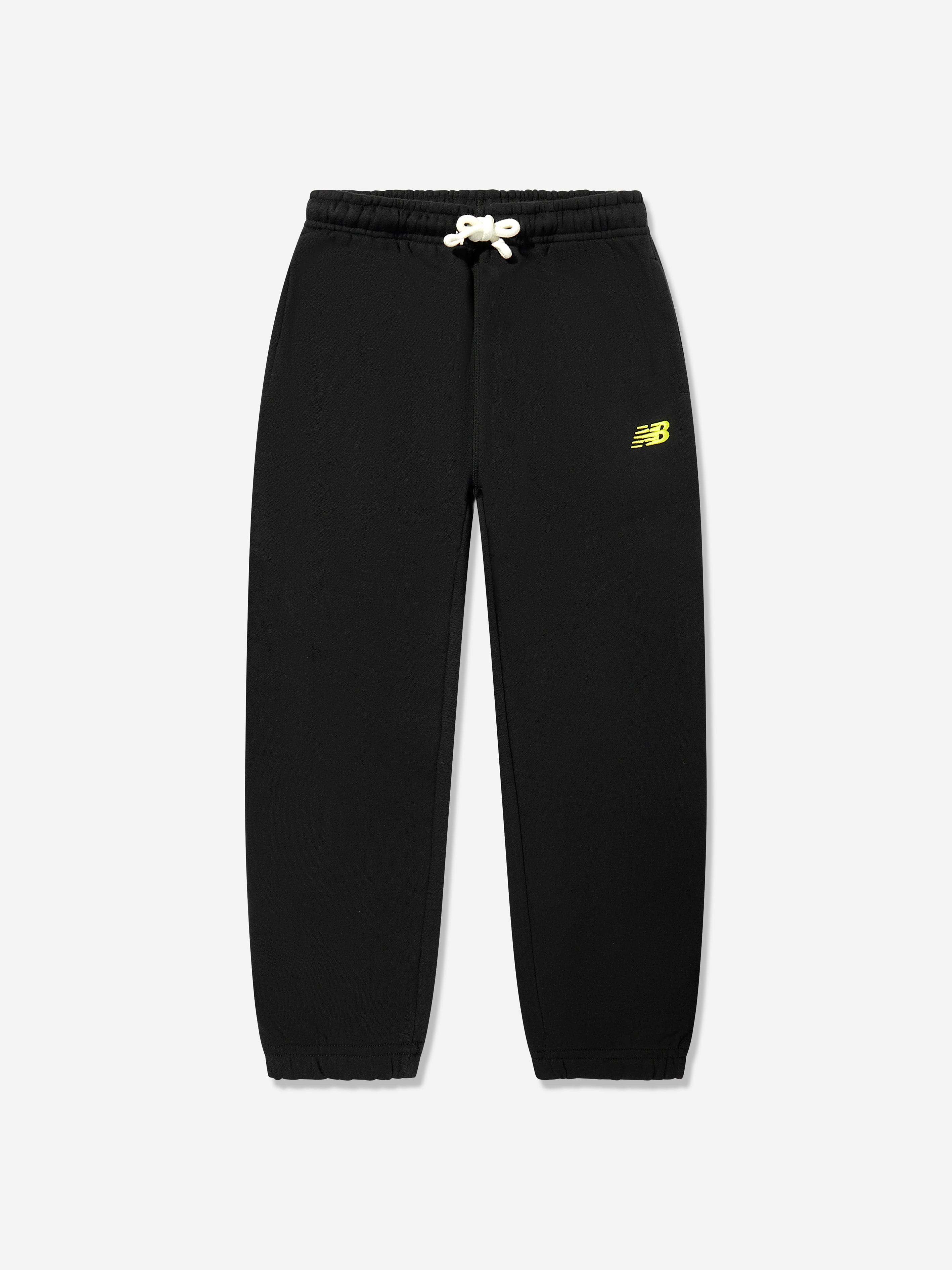 New Balance Boys Brush Back Small Logo Tracksuit in Black Buy Cheap Clearance Store