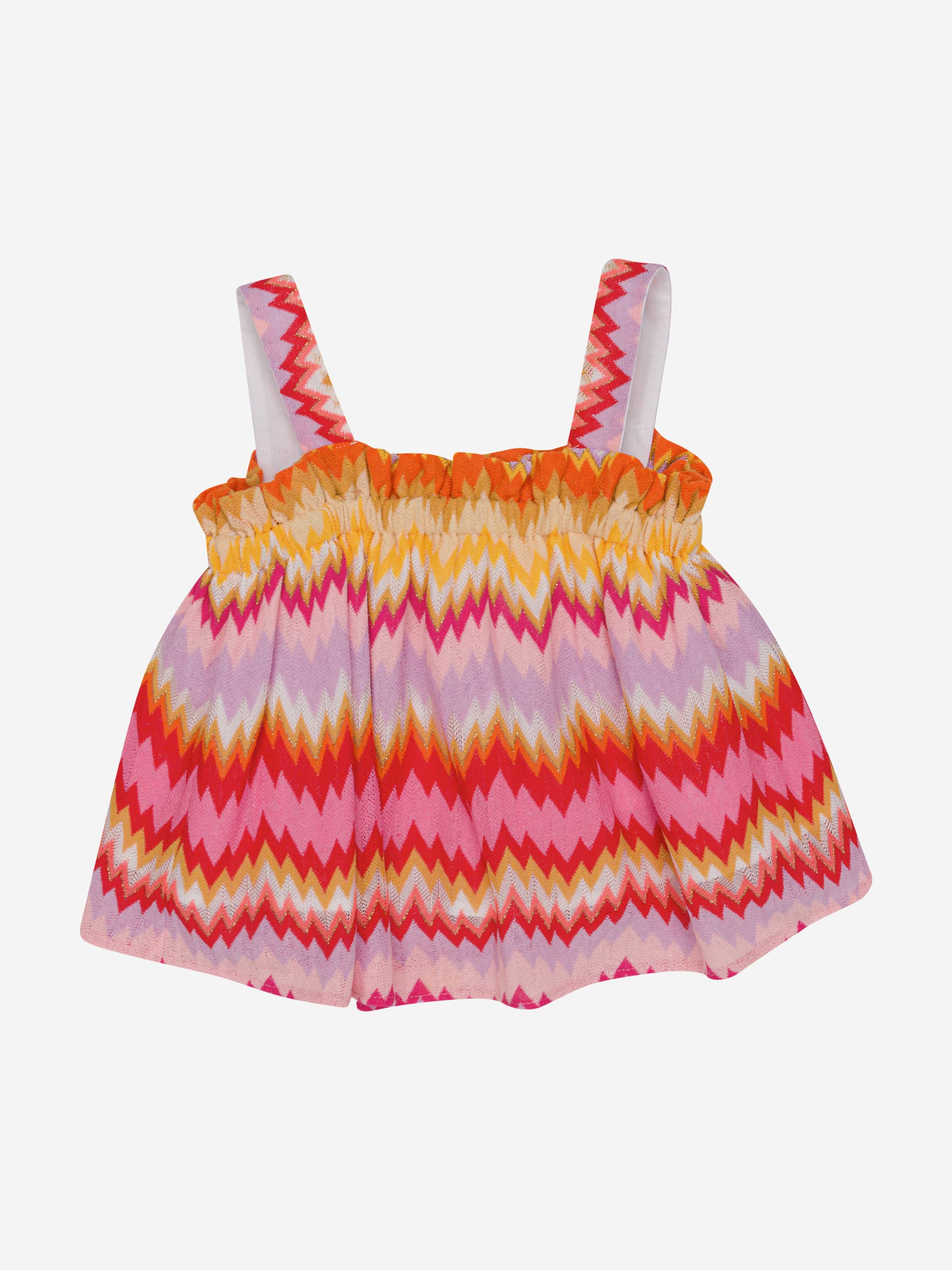 Missoni Girls Zigzag Woven Top in Multicolour Buy Cheap 2025