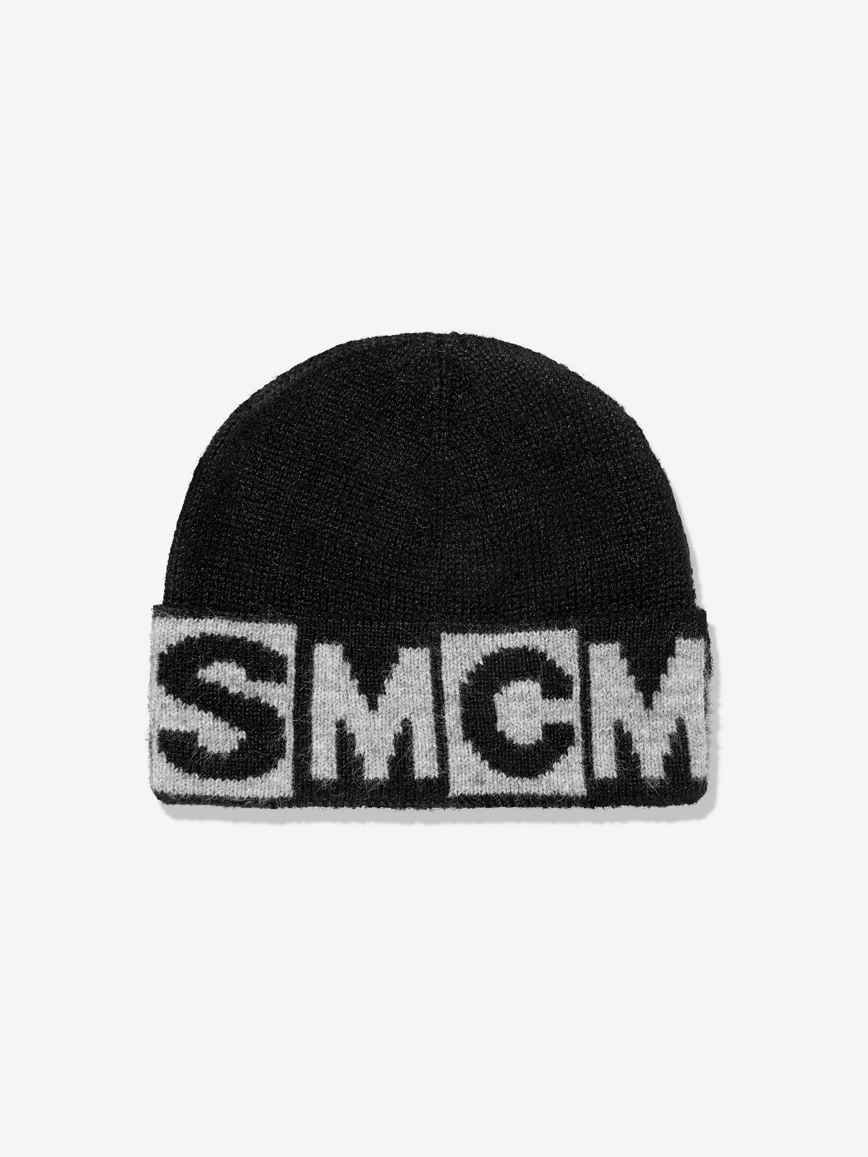 Stella McCartney Kids Logo Beanie Hat in Black With Mastercard Cheap Online