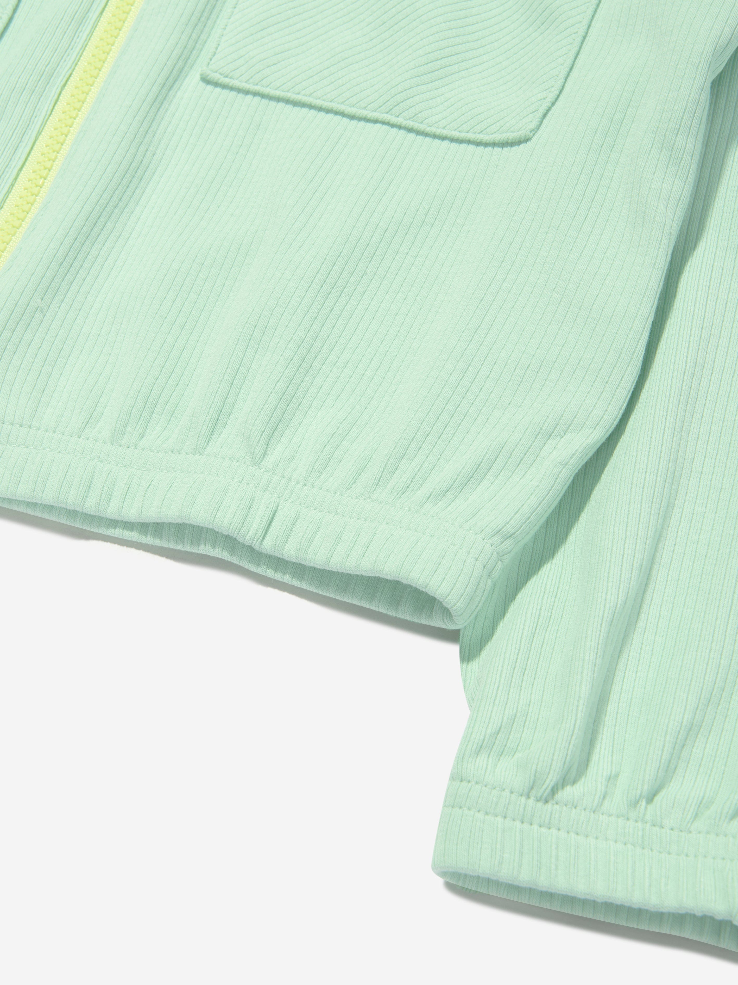 Converse Girls Full Zip Rib Jacket in Green Shipping Outlet Store Online