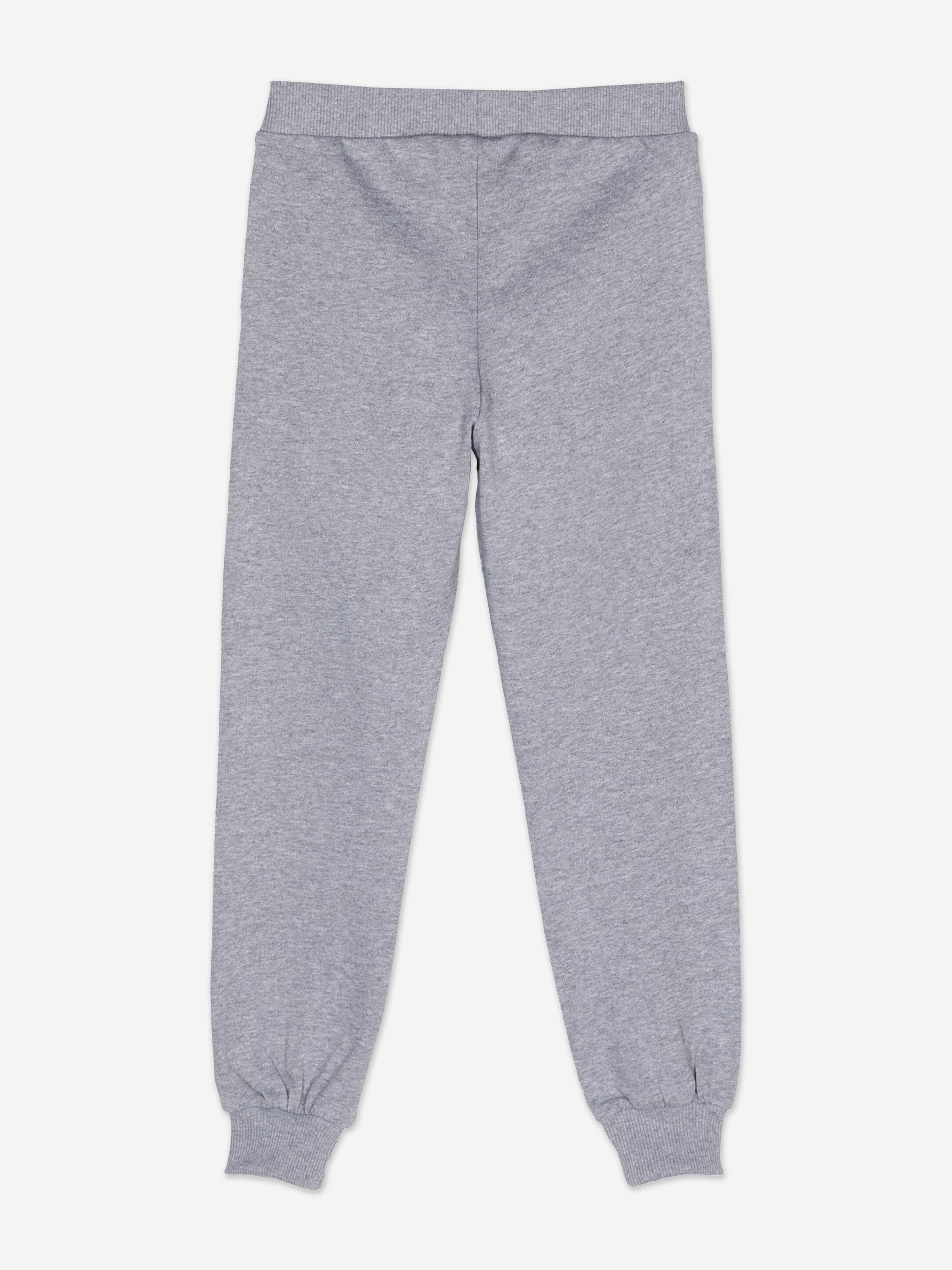 Moschino Kids Teddy Bear Logo Joggers in Grey Free Shipping Discounts