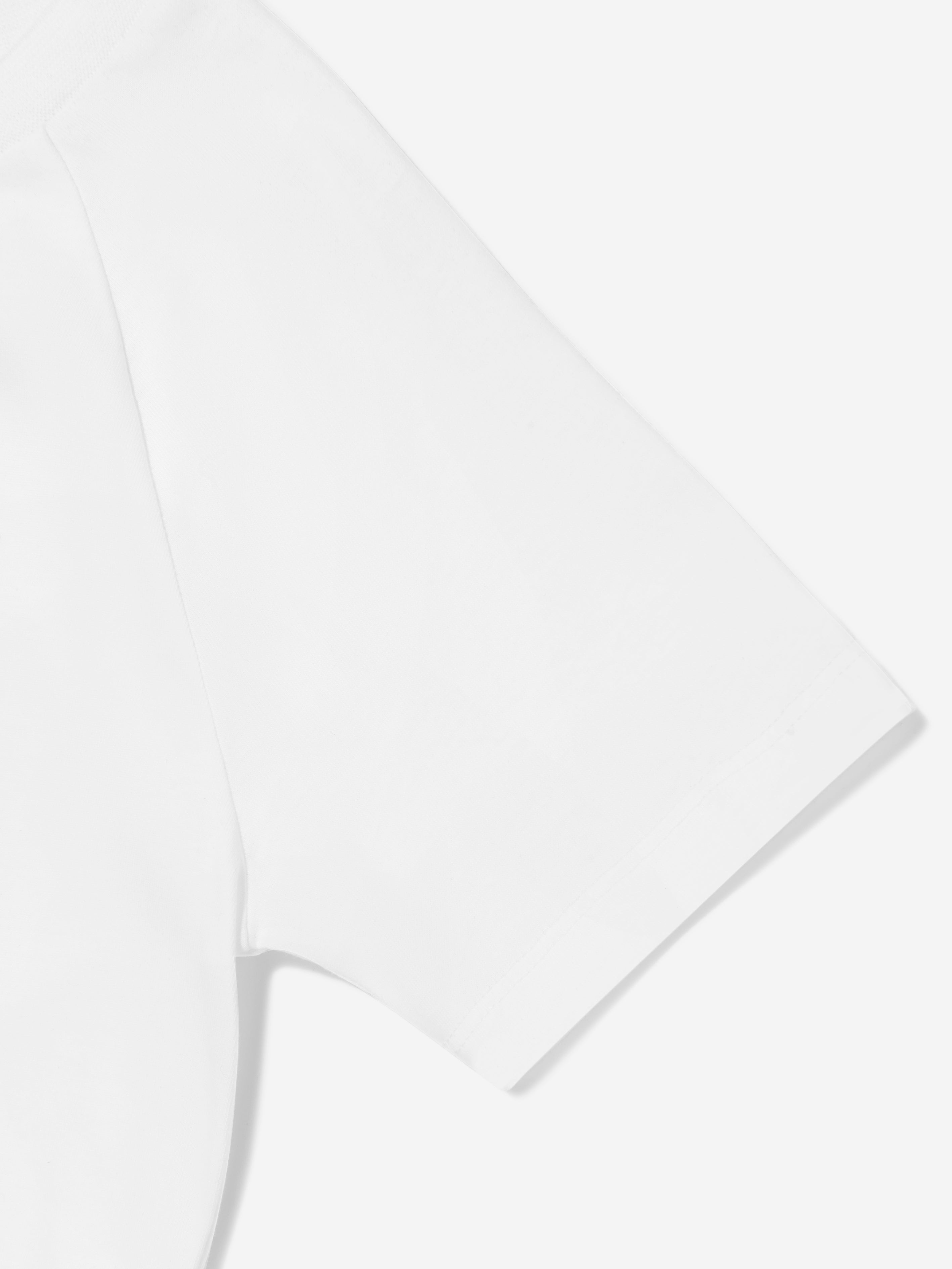Kids Logo T-Shirt in White Free Shipping Big Discount