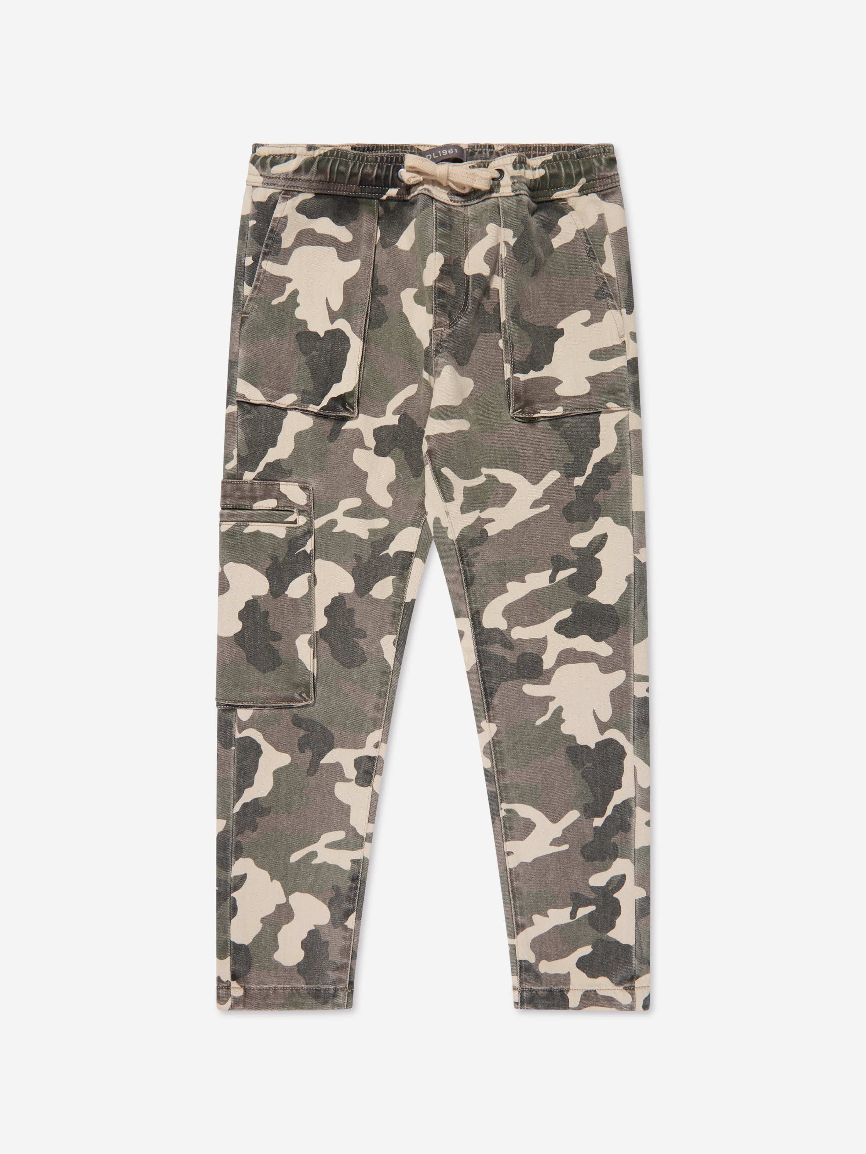 DL1961 Kids Jackson Camouflage Joggers in Green Get Authentic Cheap Pice