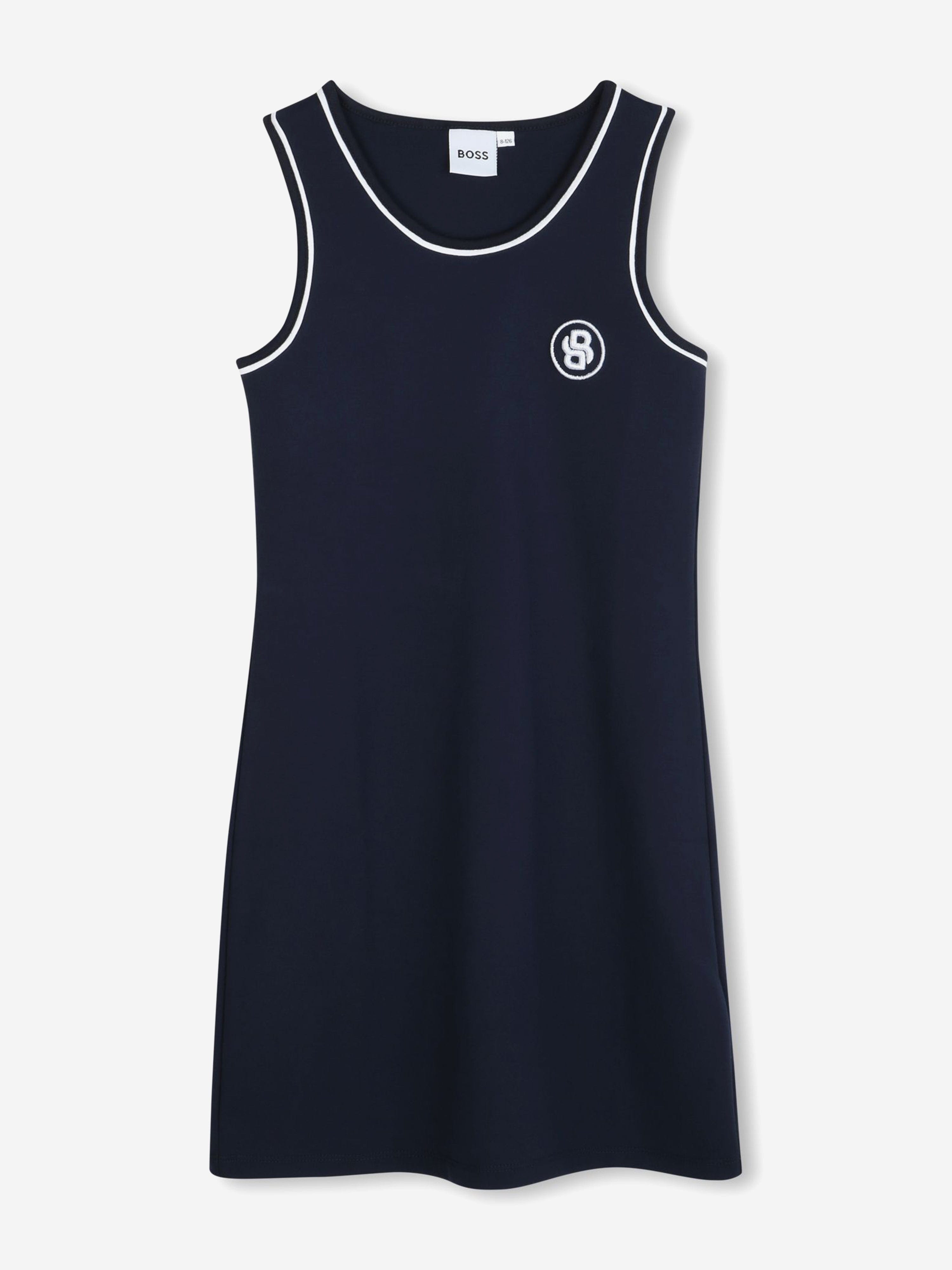 BOSS Girls Milano Tank Dress in Navy Buy Cheap For Cheap