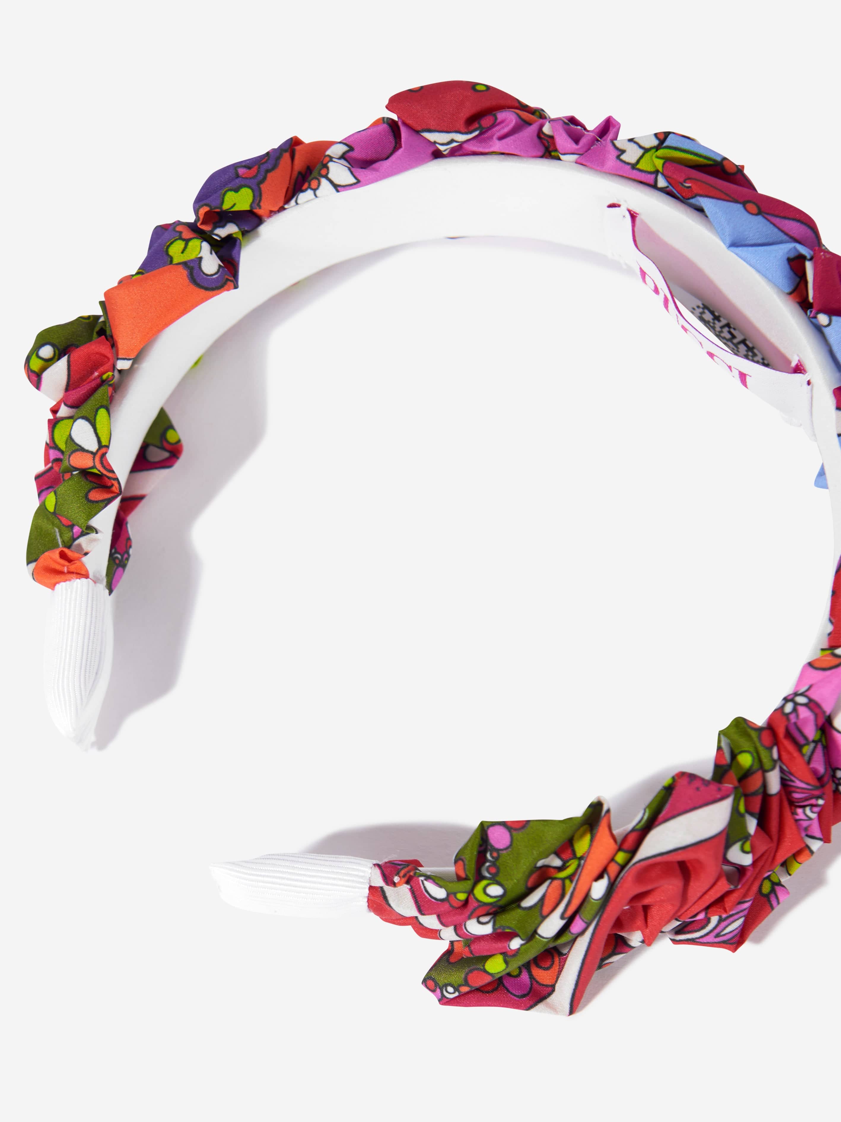 Girls Ruched Festa Print Headband in Multicolour Get To Buy Cheap Pice