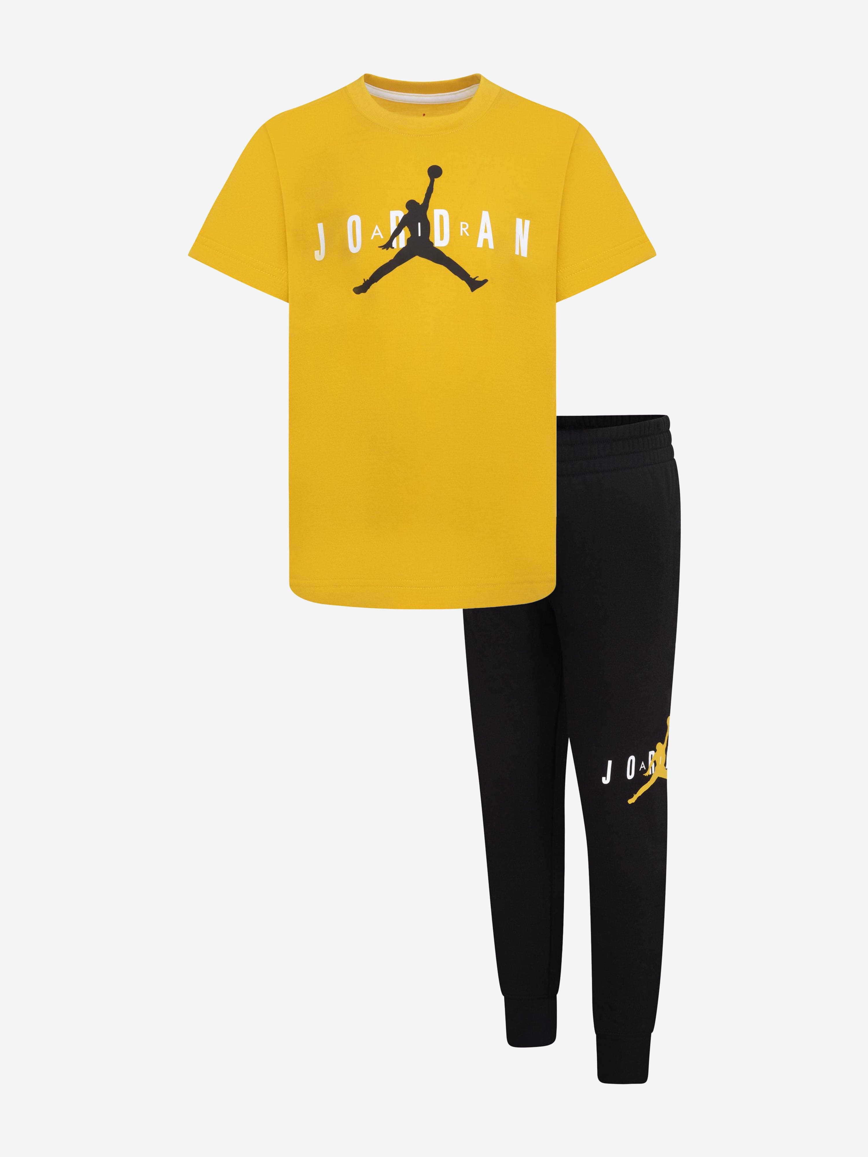 Jordan Kids Jumpman Sustainable Trouser Set in Yellow Eastbay Cheap Online