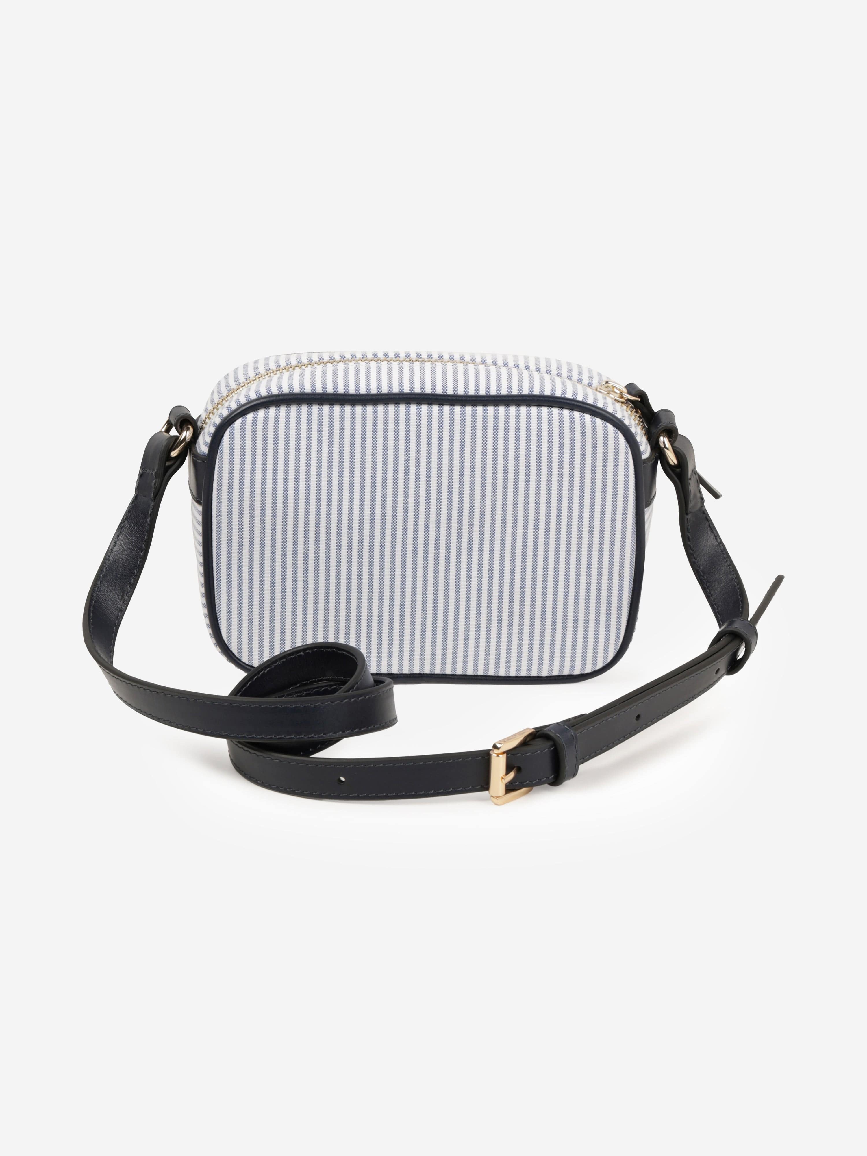 Chlo¨¦ Girls Striped Shoulder Bag in Navy (16cm) Low Shipping Cheap Pice