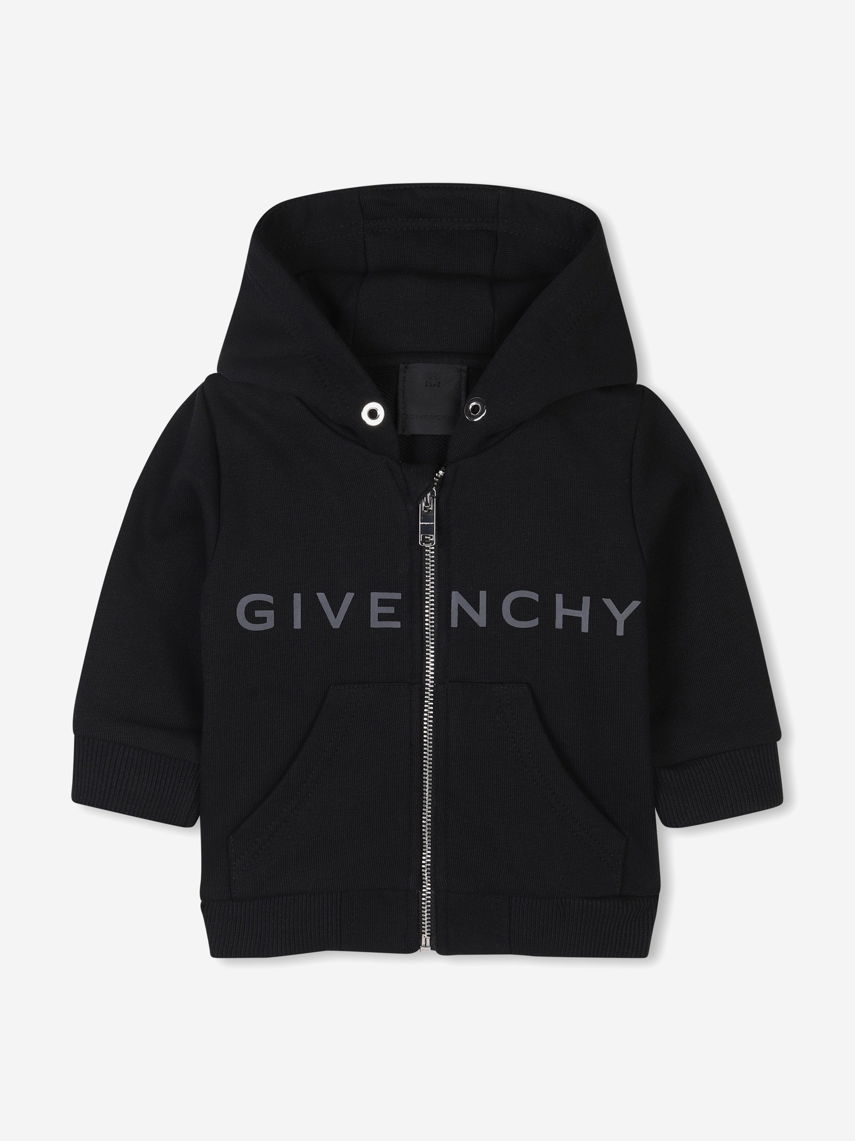 Baby Boys 4G Logo Zip Up Top in Black Amazing Pice