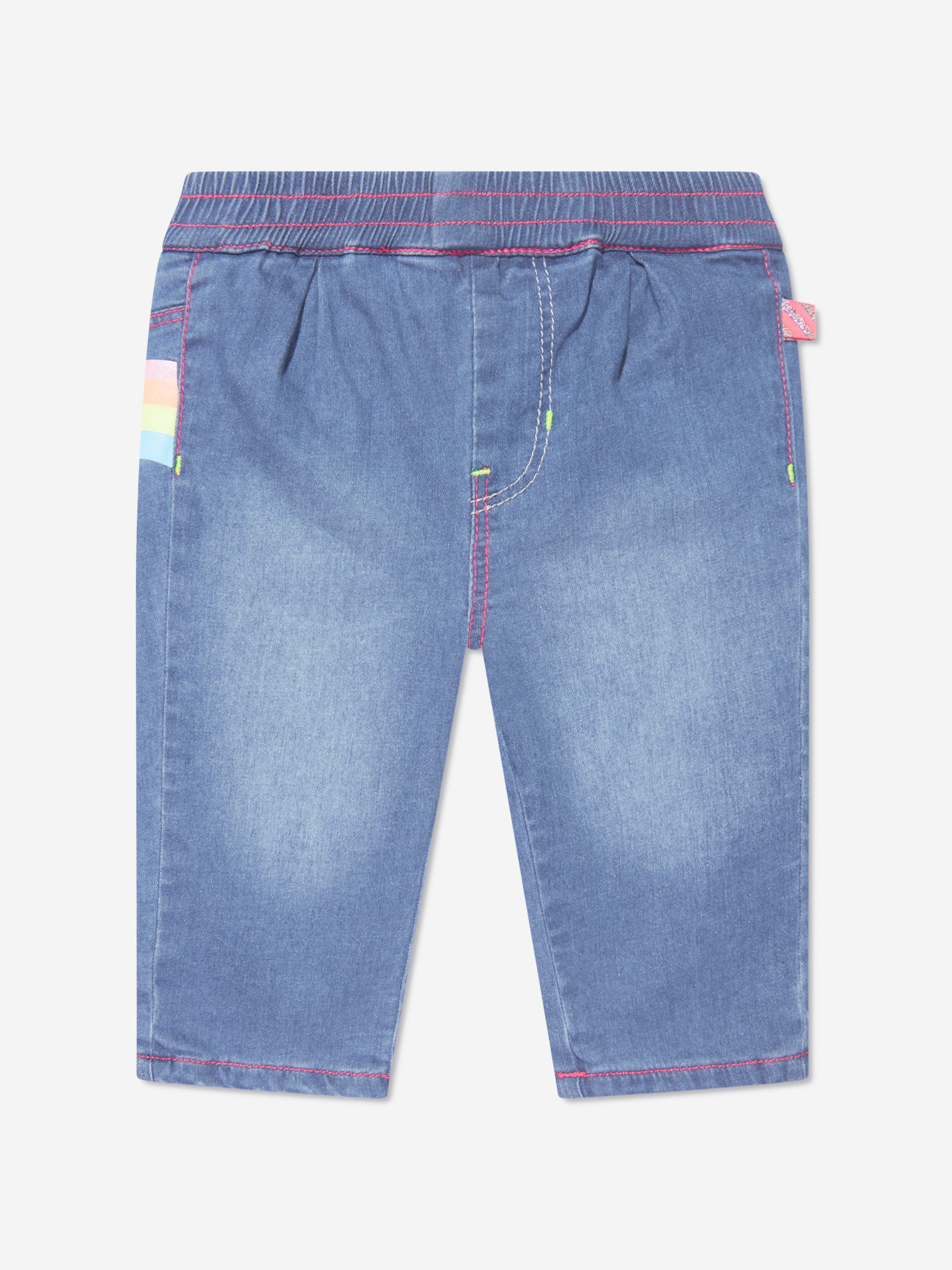Billieblush Baby Girls Pull On Jeans in Blue Outlet Best Sale