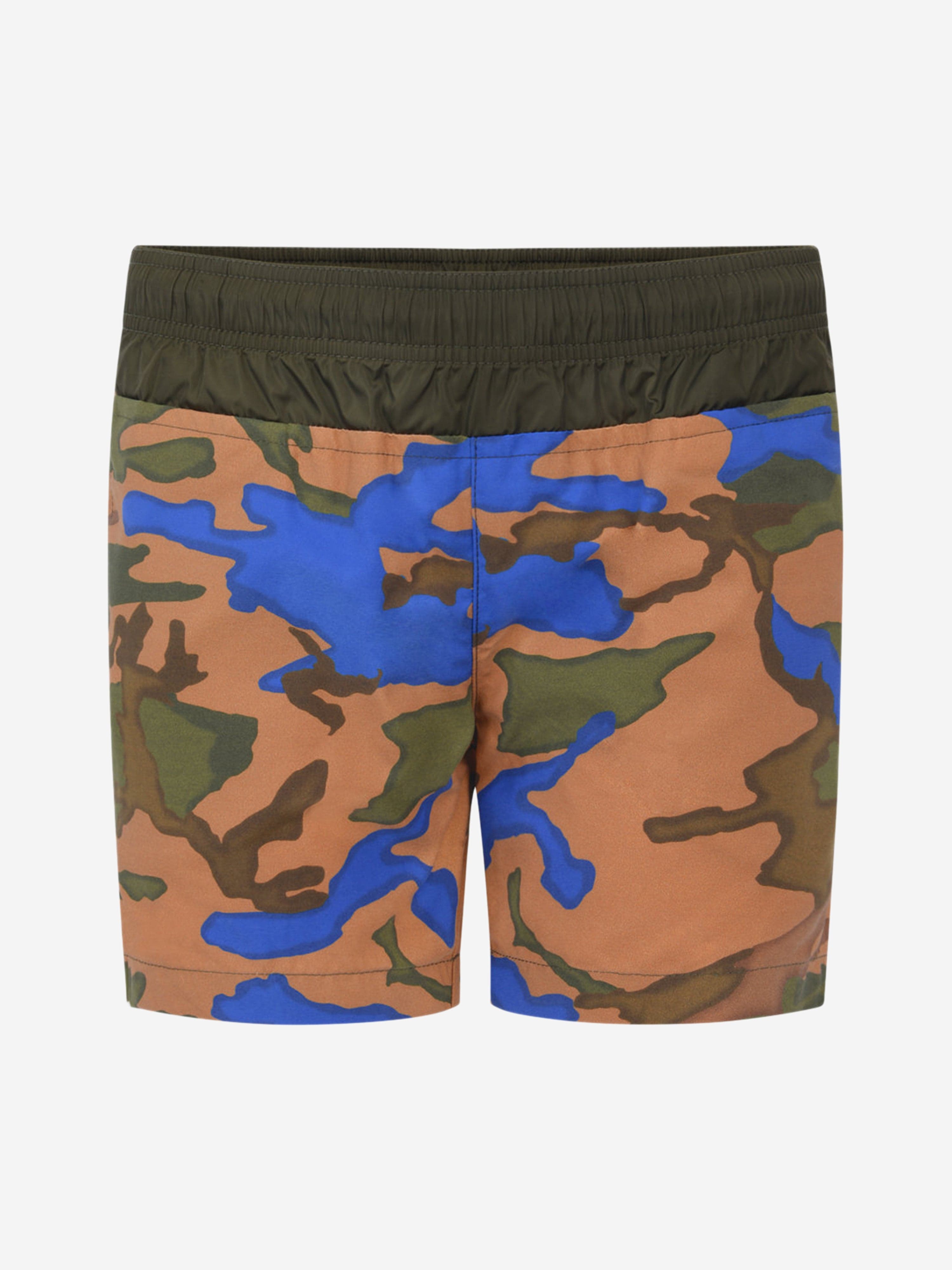 Moncler Enfant Boys Camouflage Print Swim Shorts Largest Supplier Online