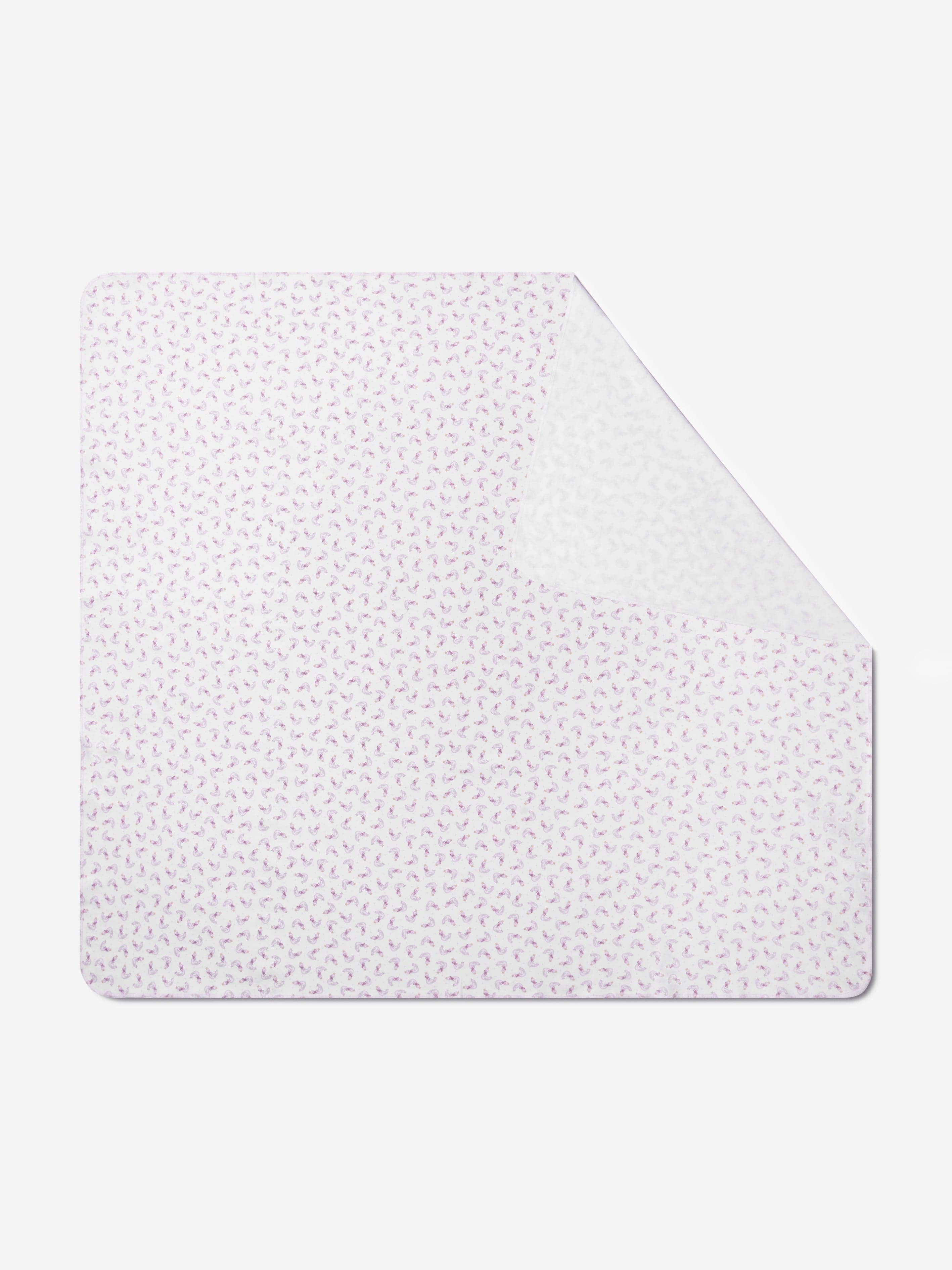 Magnolia Baby Baby Girls Princess Swan Swaddle Blanket in White Visit New Online