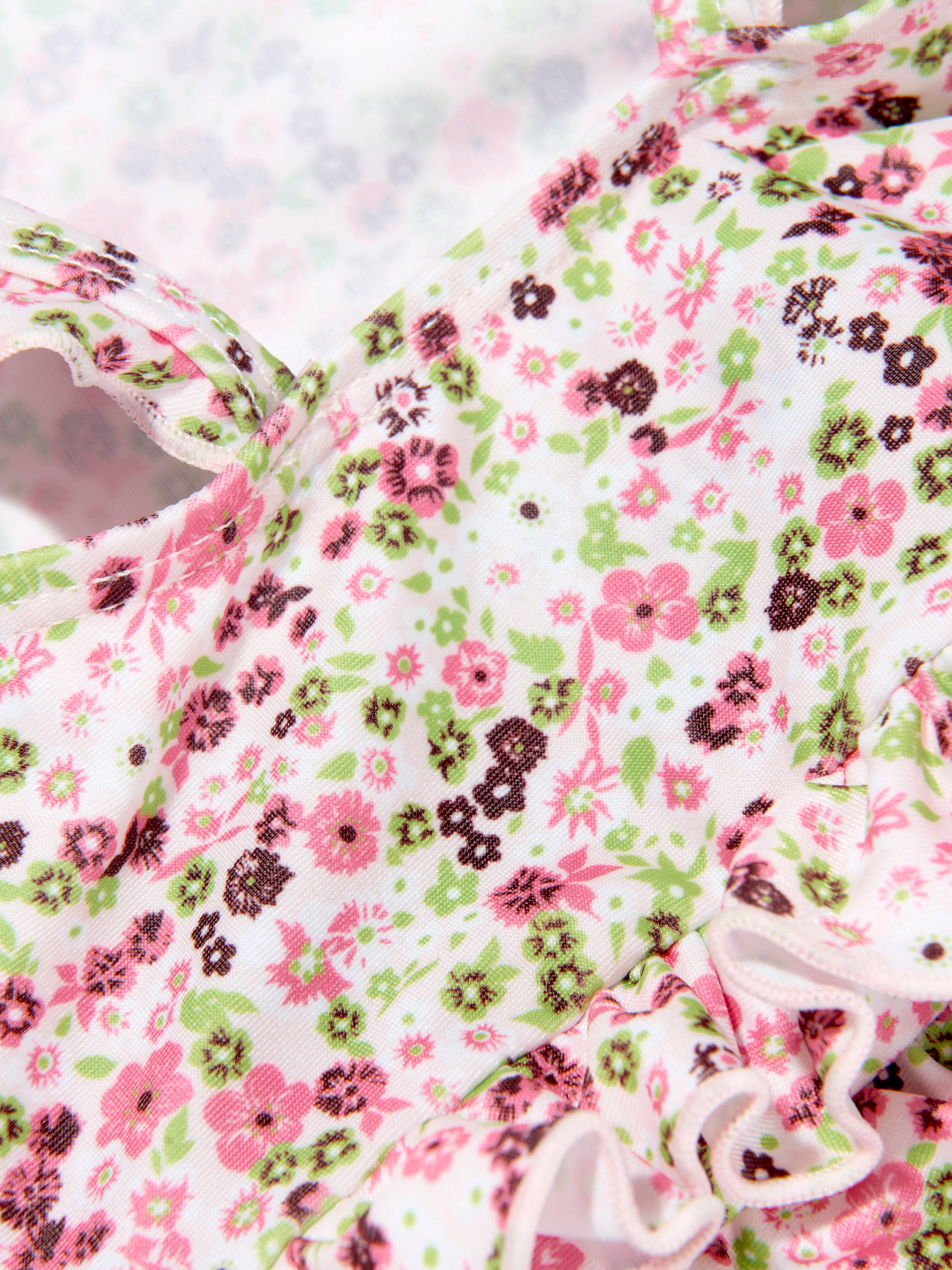 Molo Girls Meadow Print Nalani Swimsuit in Multicolour Sale Visit