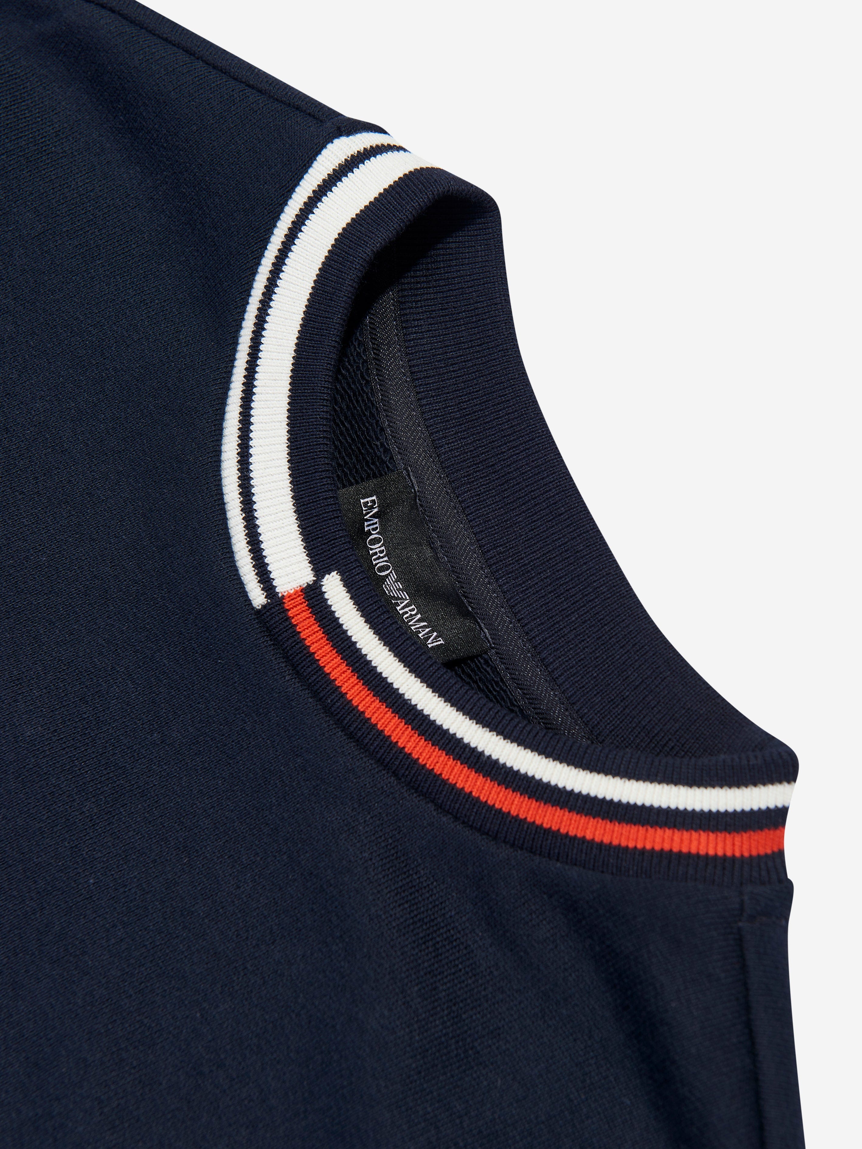 Emporio Armani Boys Logo Sweatshirt in Navy For Sale Cheap Pice From China