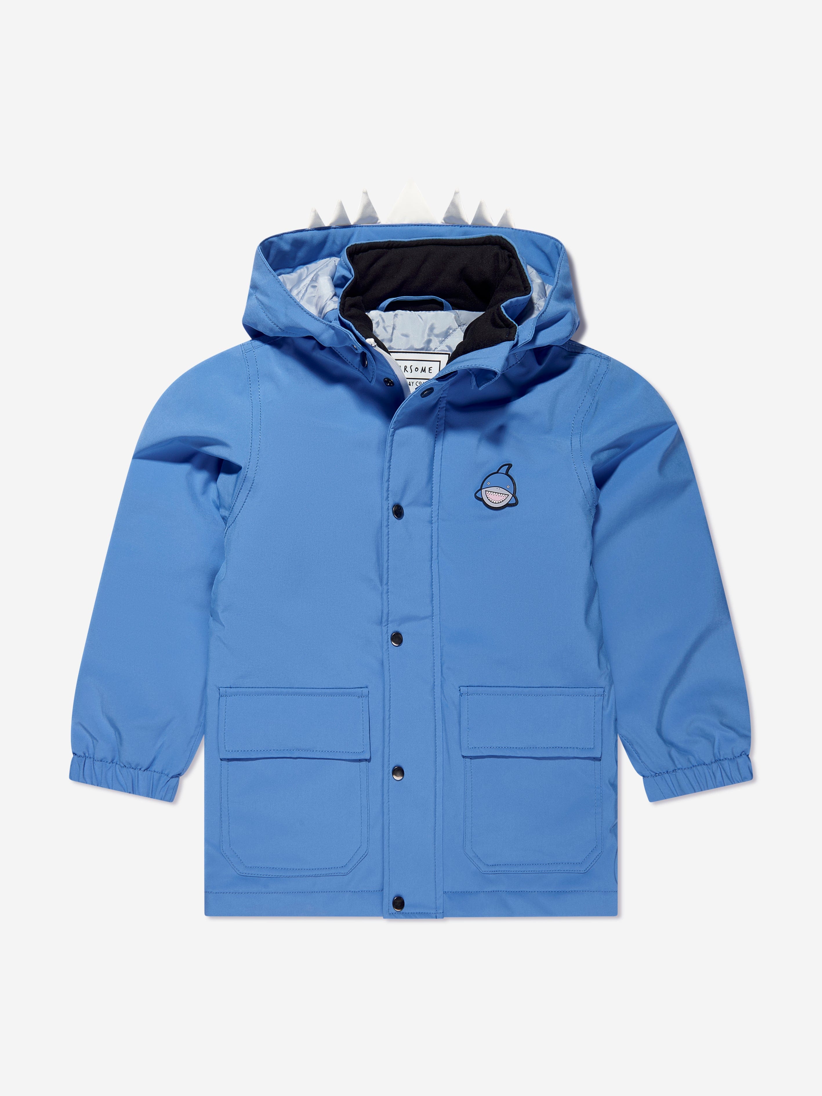 Roarsome Boys Reef Waterproof Coat in Blue Choice Online