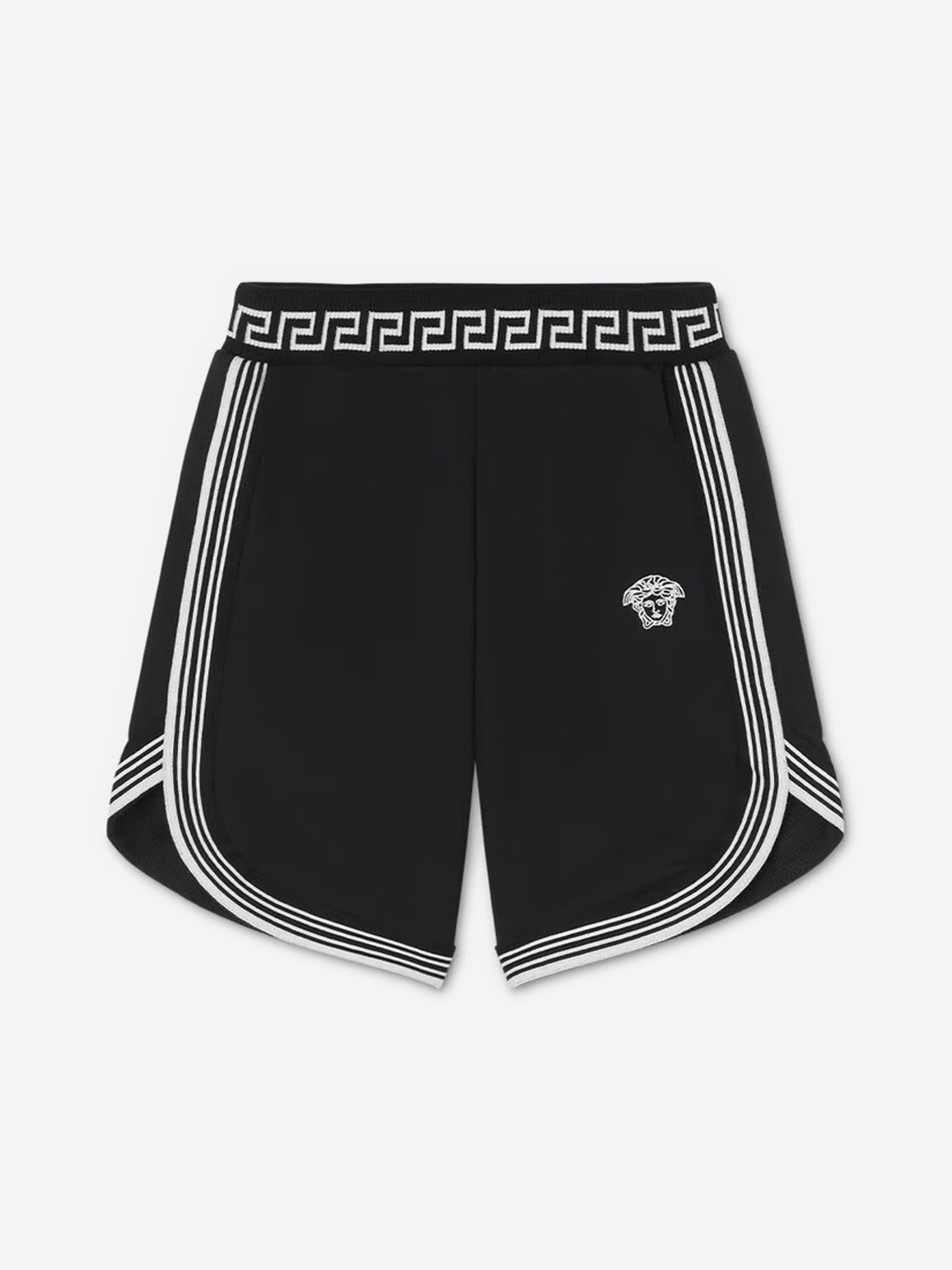 Versace Boys Medusa Logo Shorts in Black Cheap Footlocker Finishline