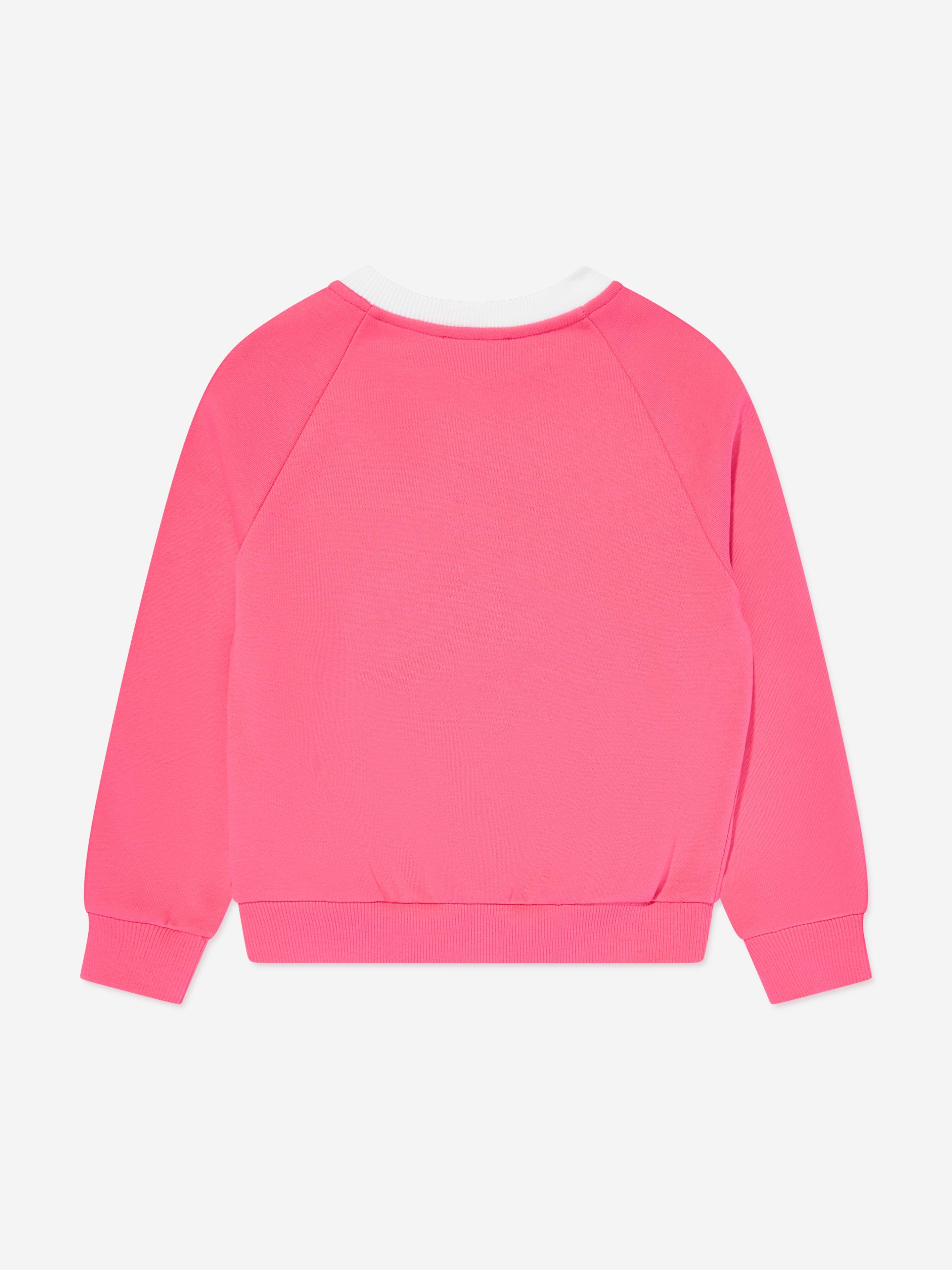 Girls Logo Sweatshirt in Pink Largest Supplier Online