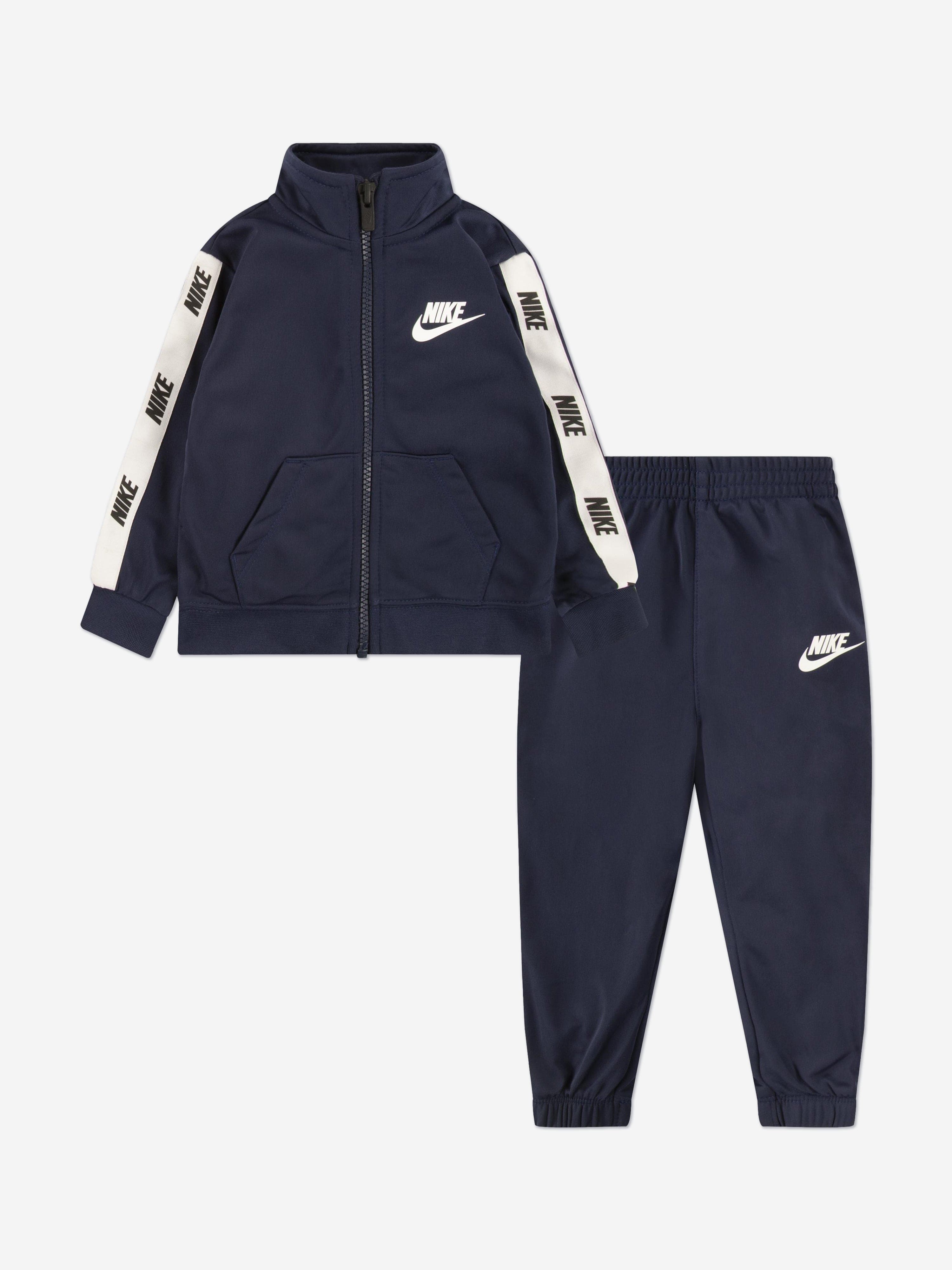 Nike Boys NSW Logo Tracksuit in Navy Clearance Cost