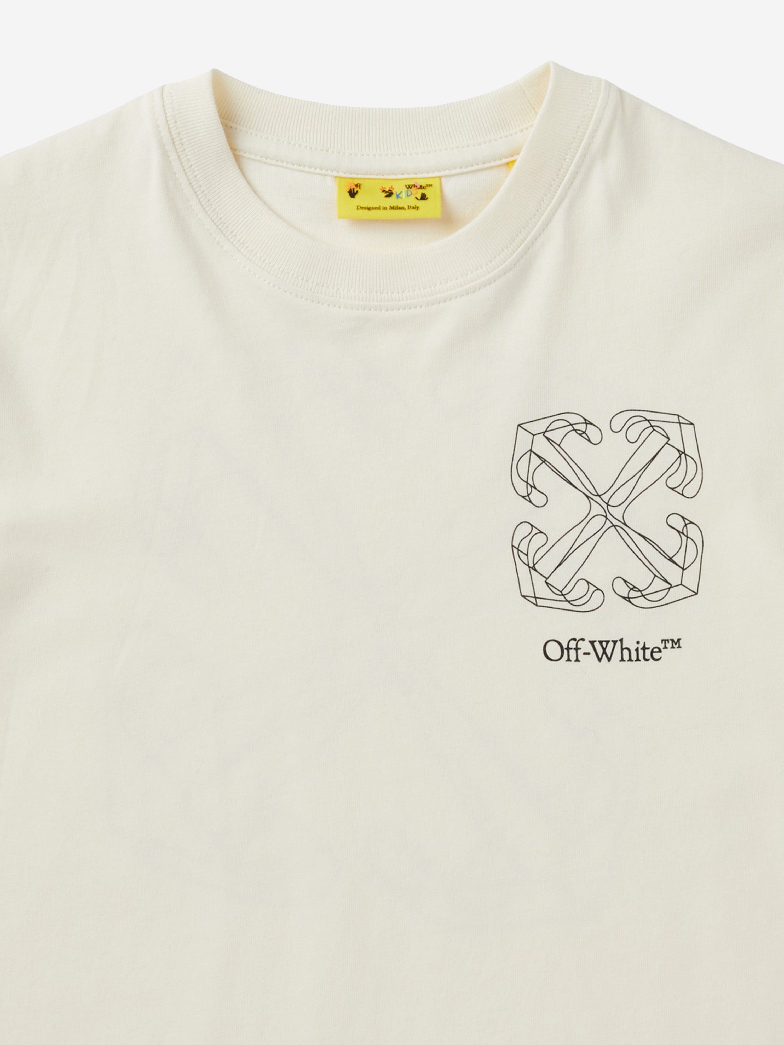 Off-White Kids Arrow 3D T-Shirt in White Sale Low Pice