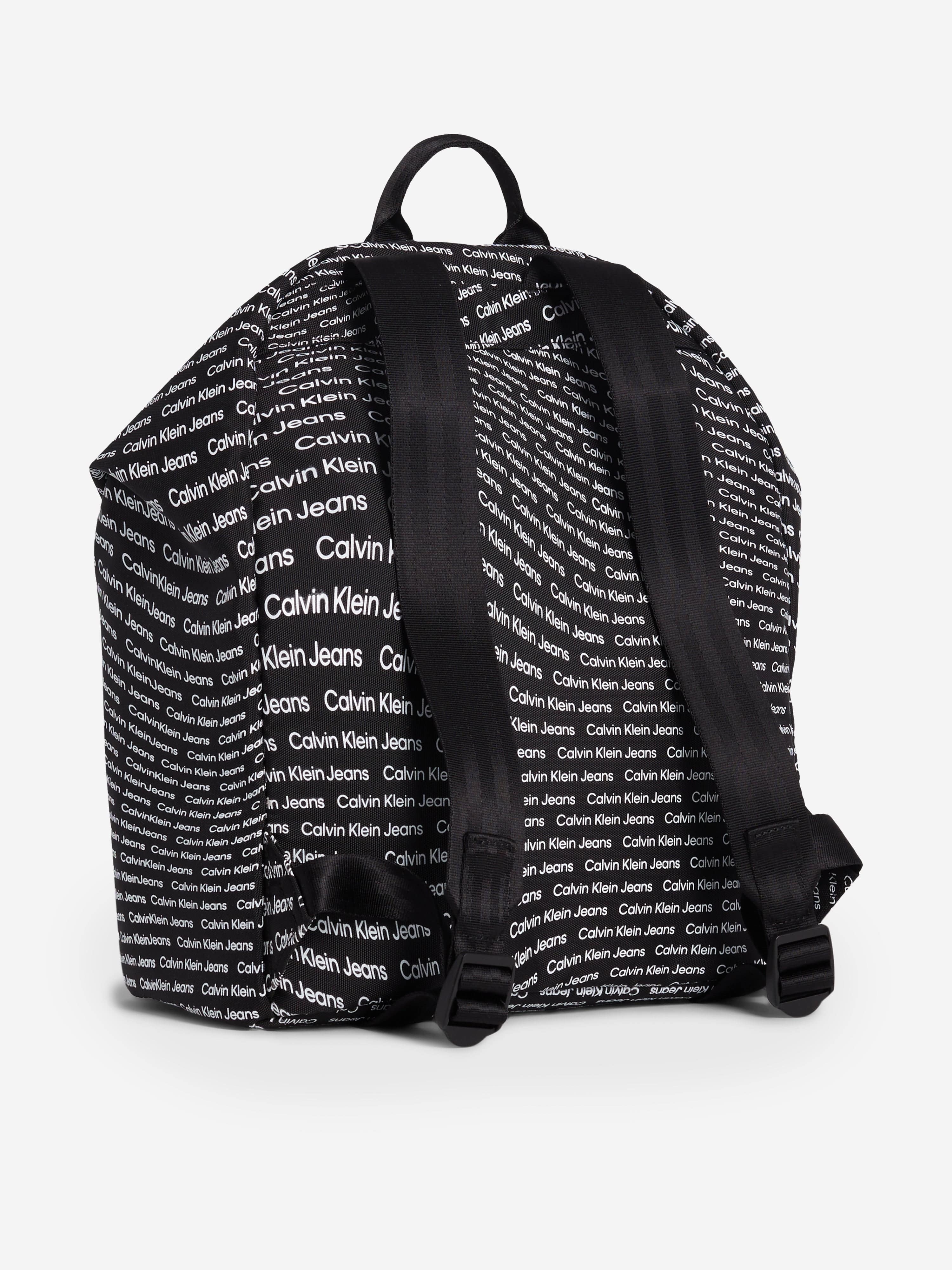 Calvin Klein Kids Logo Backpack in Black (36cm) Get To Buy
