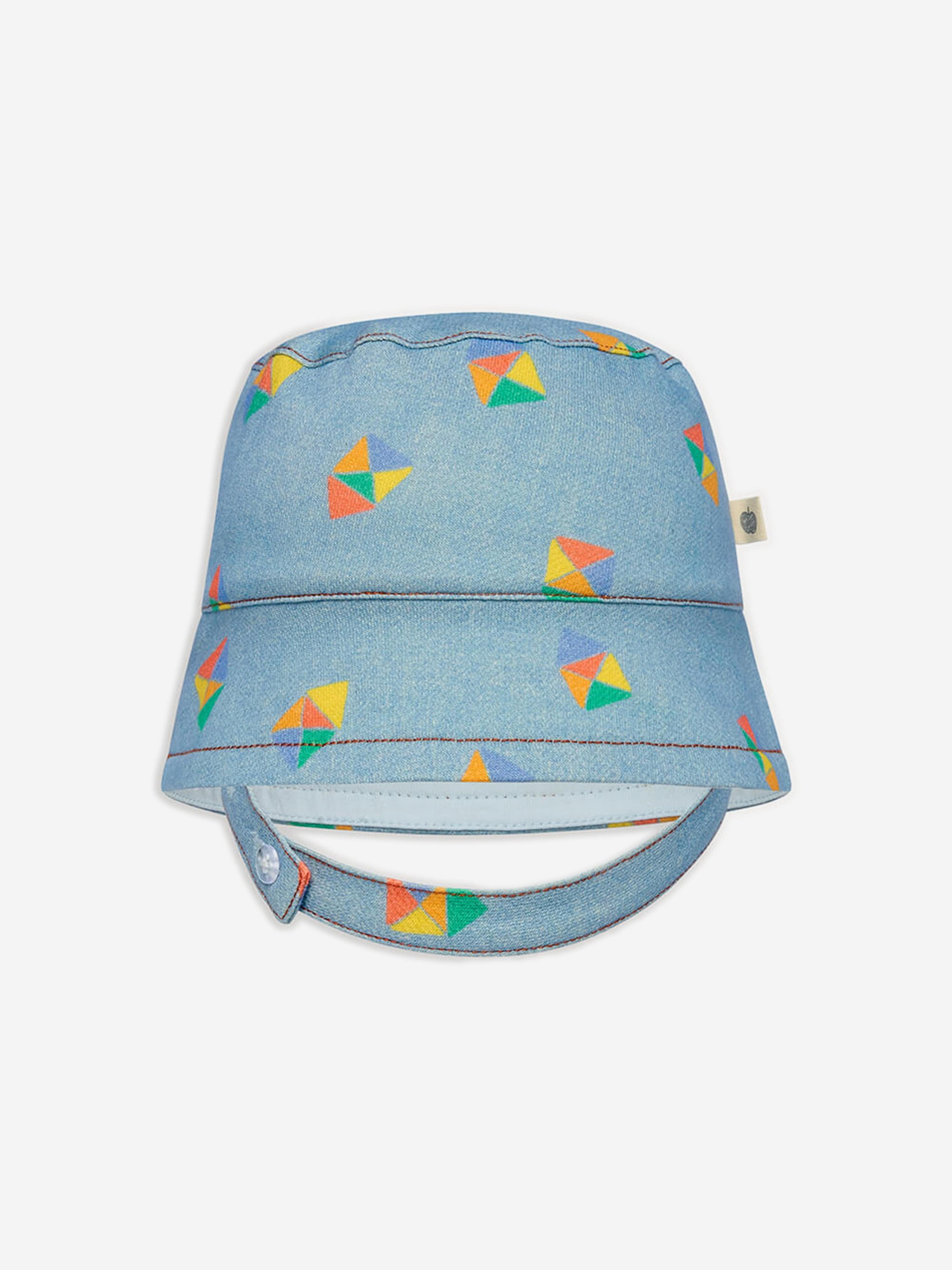 The Bonnie Mob Girls Miso Beach Denim Sun Hat in Blue Ost Release Dates