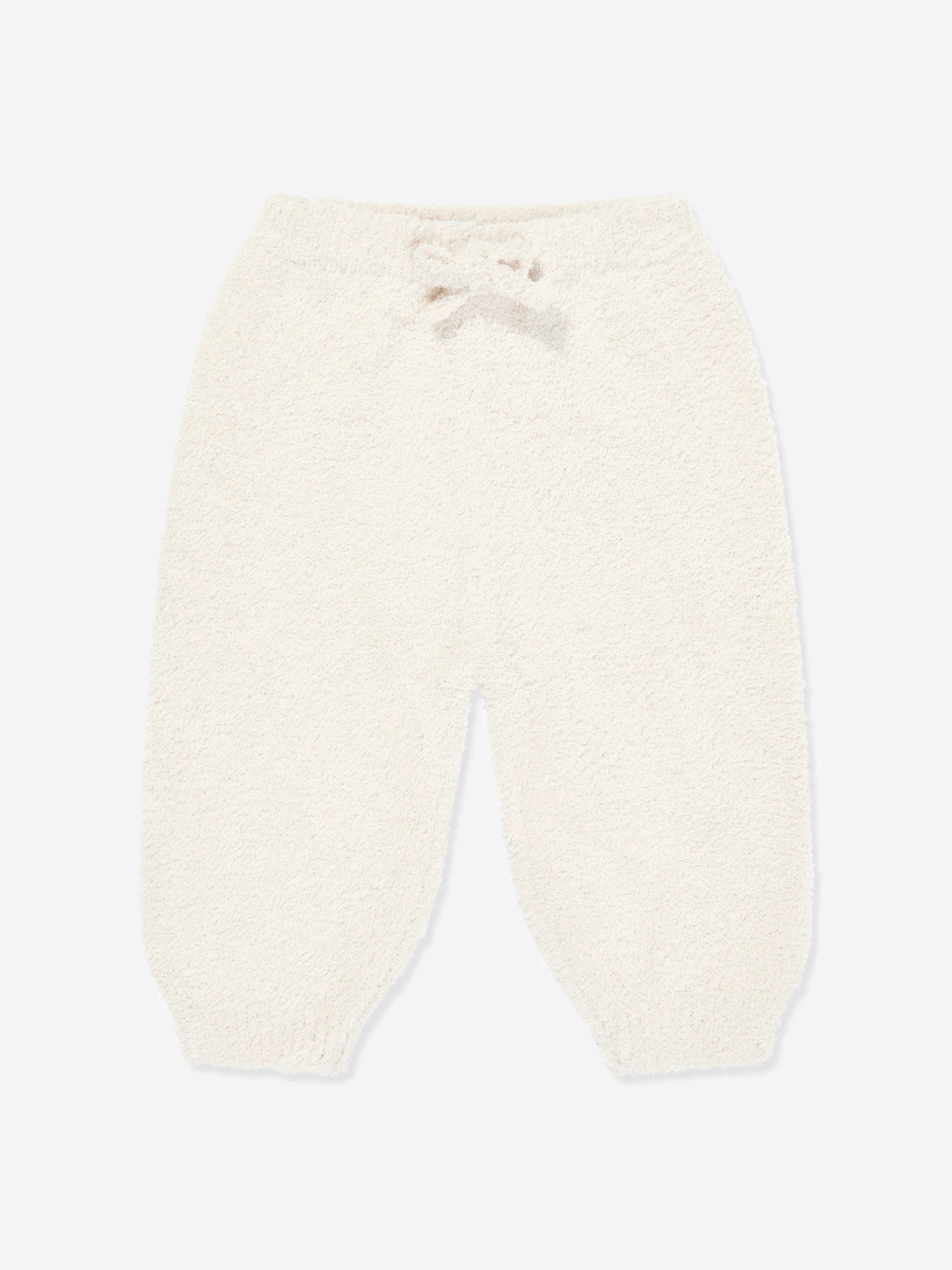 7AM Enfant Baby  Fuzzy Boxy Lounge Pants in Ivory Free Shipping Shop For
