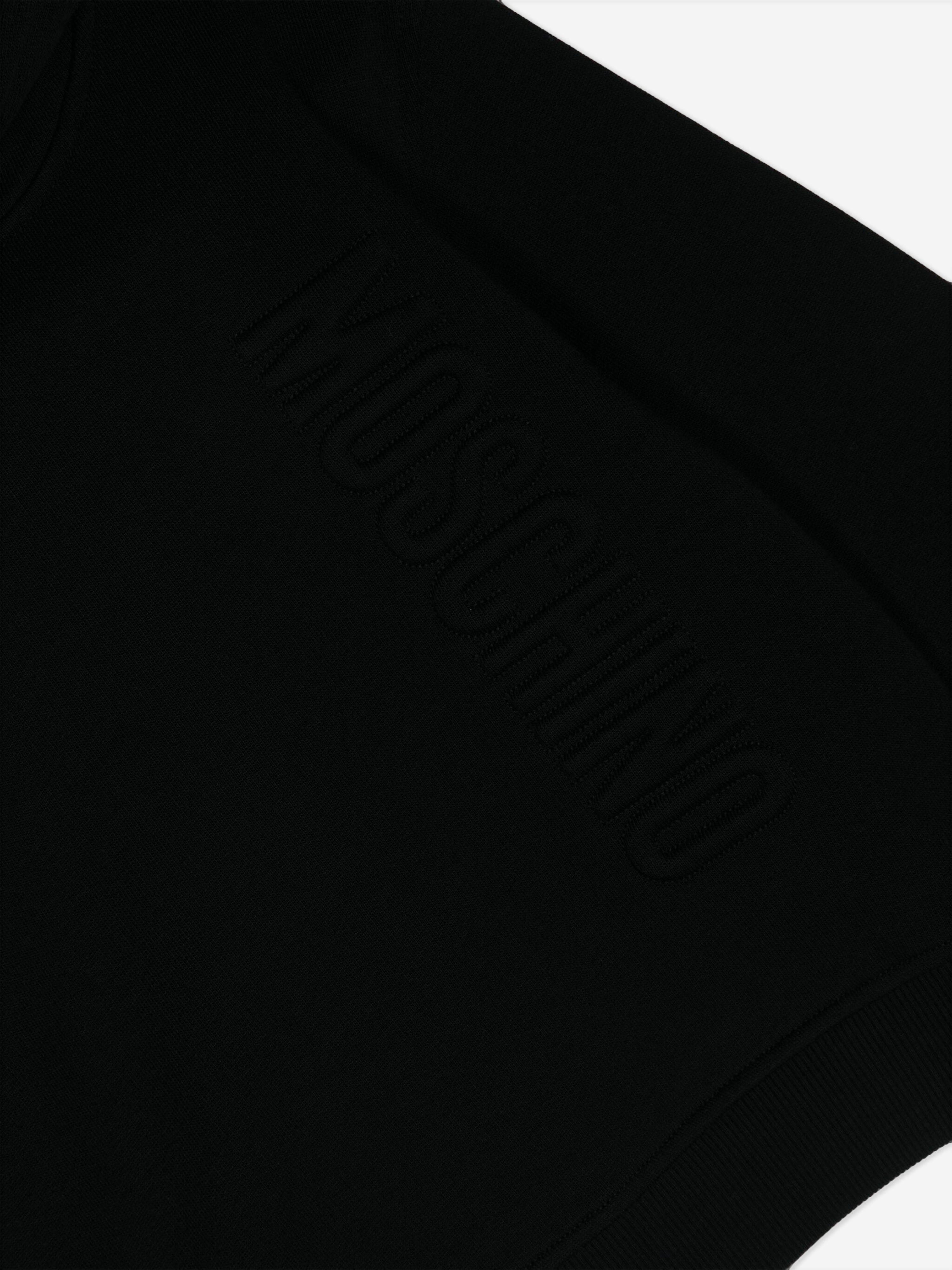 Moschino Kids Logo Hoodie in Black The Best Store To Get