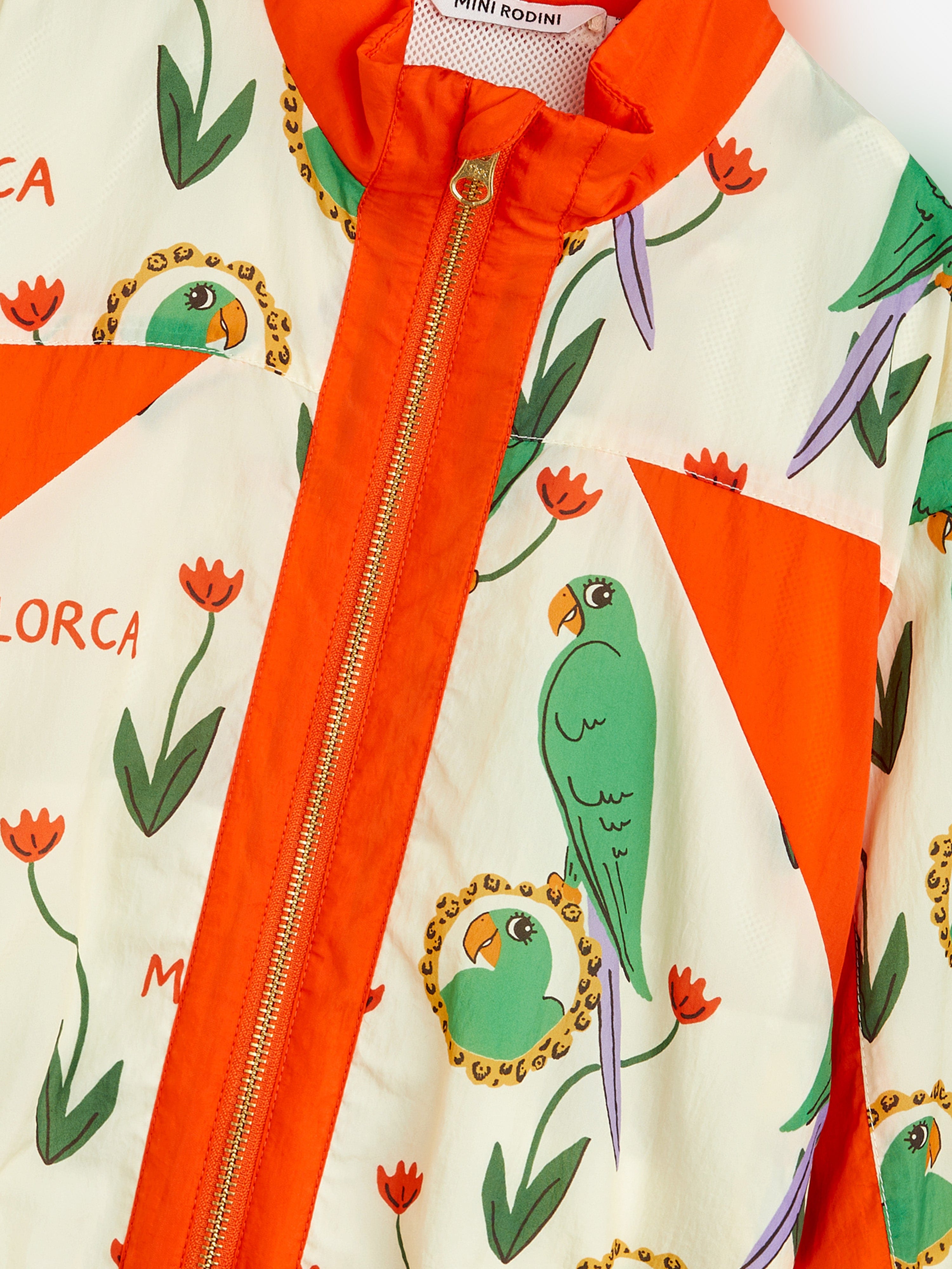 Mini Rodini Kids Parrots Print Track Jacket in Multicolour Get To Buy Cheap Online