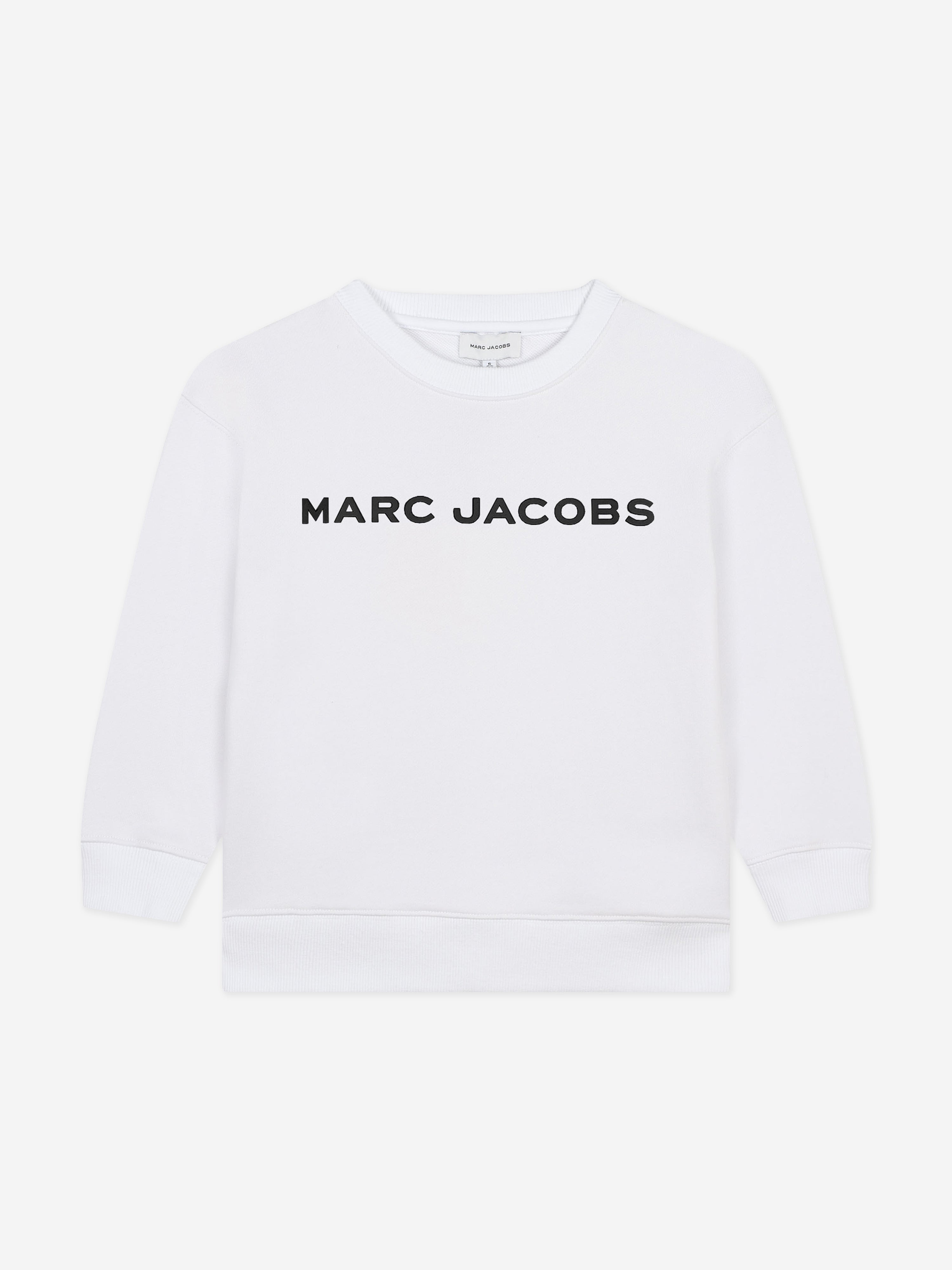 MARC JACOBS Kids Logo Sweatshirt in White Cheap Sale Excellent