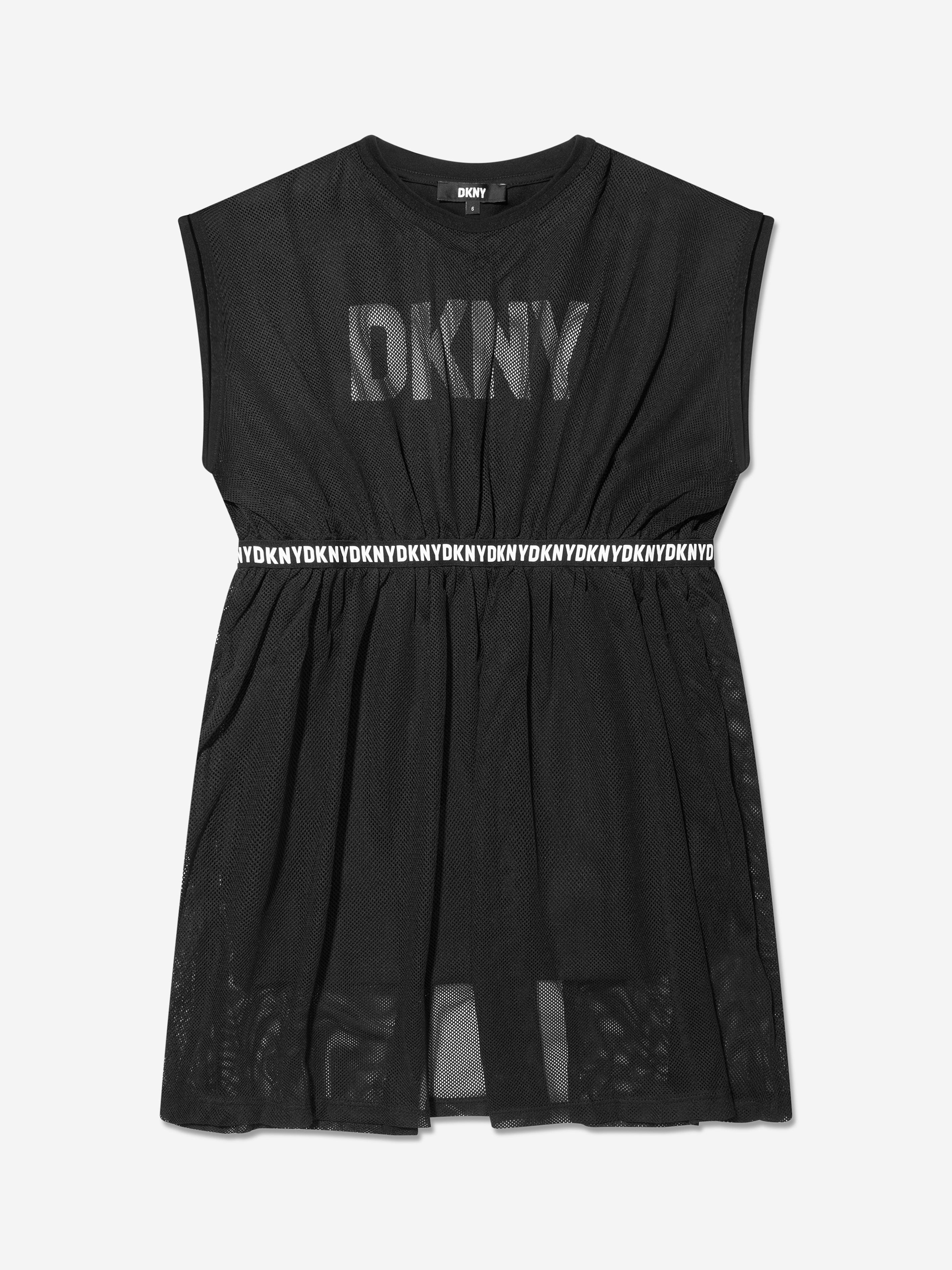 DKNY Girls 2-In-1 Milano Dress in Black Pictures For Sale