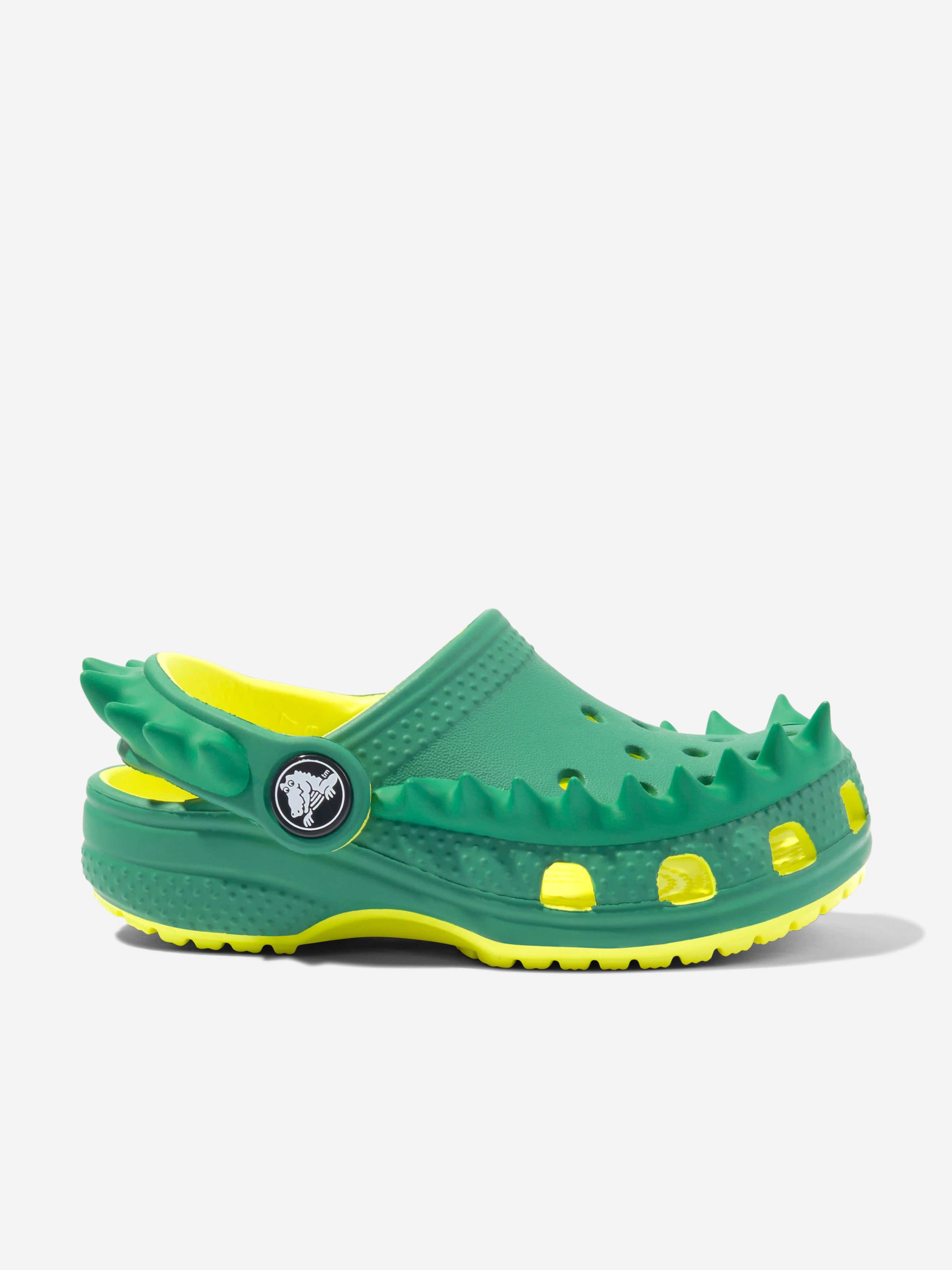 Crocs Boys Classic Spikes Clog in Green Cheap Best Place