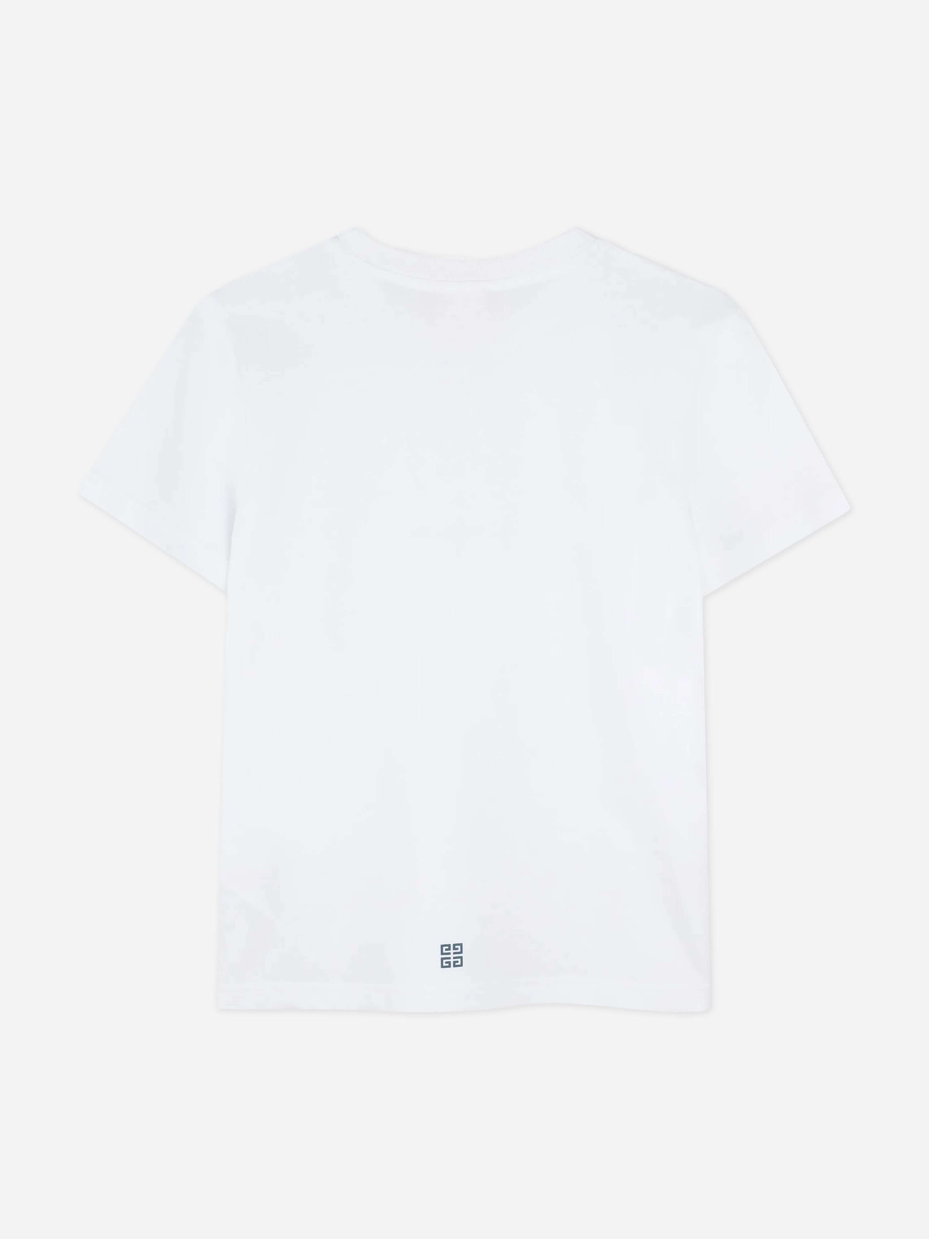 Boys Logo Print T-Shirt in White New Arrival For Sale