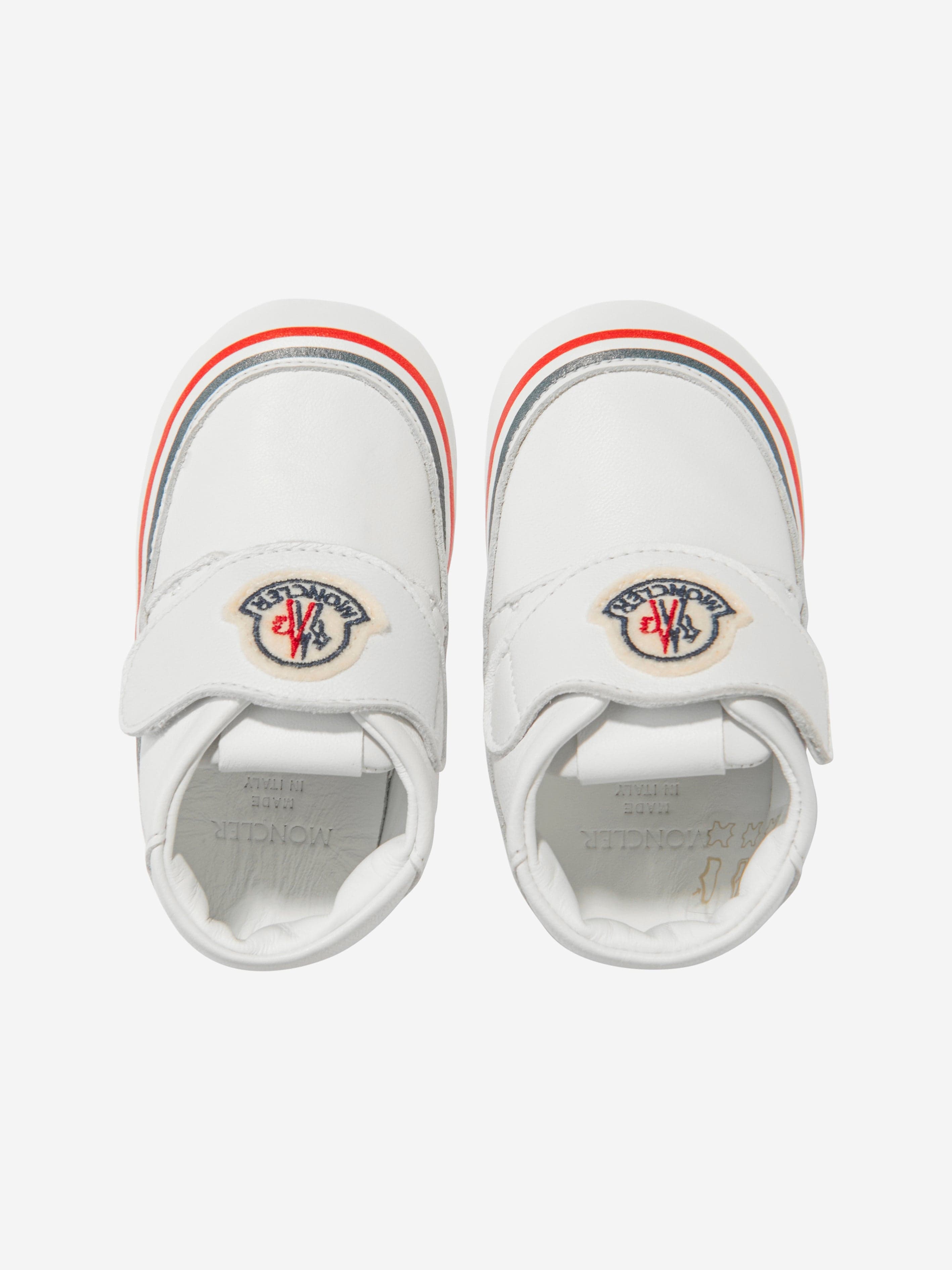 Moncler Enfant Baby Pre-Walker Trainers in White Cheap Pictures