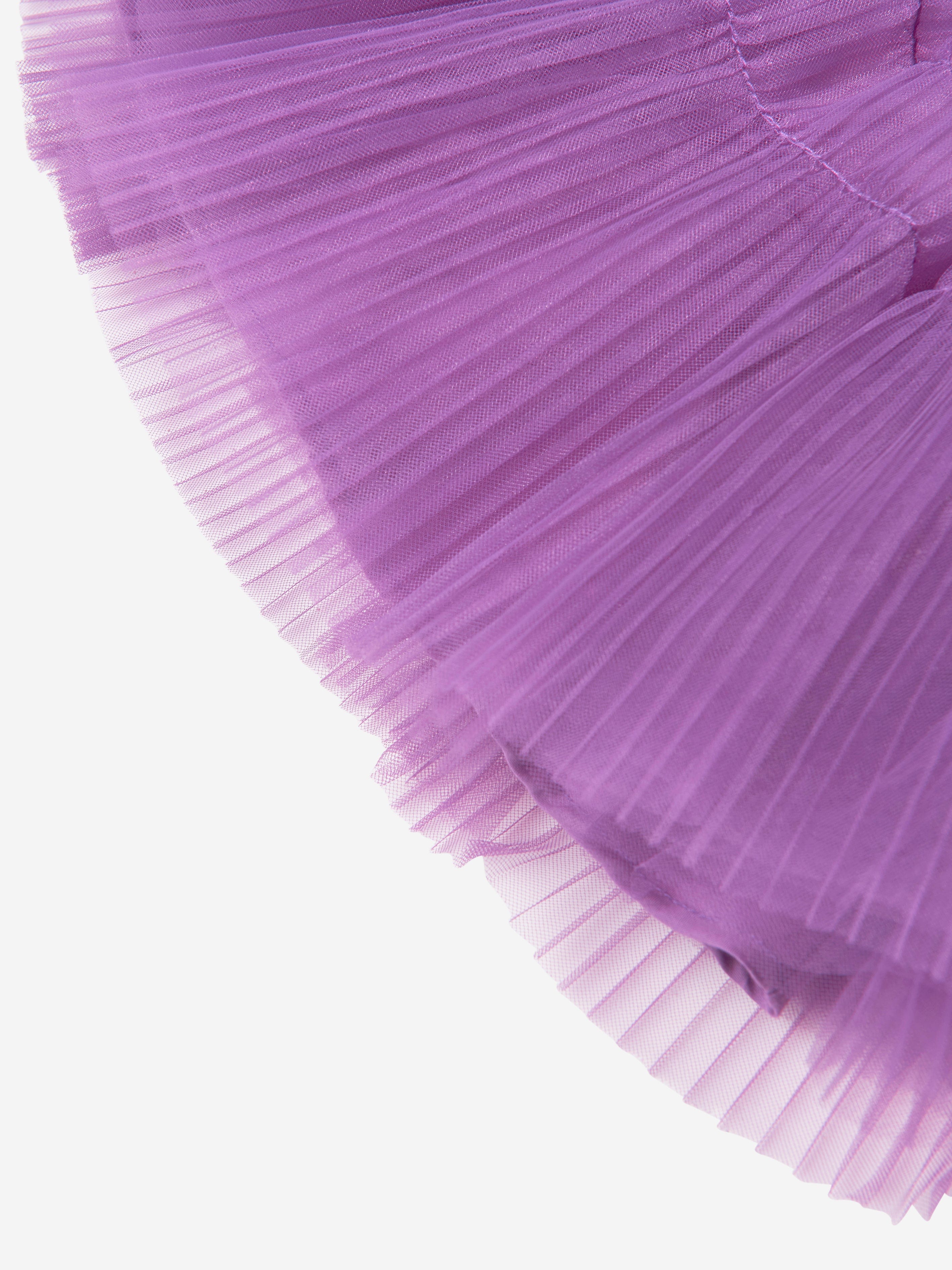 Monnalisa Girls Tulle Skirt in Purple Cheap Comfortable