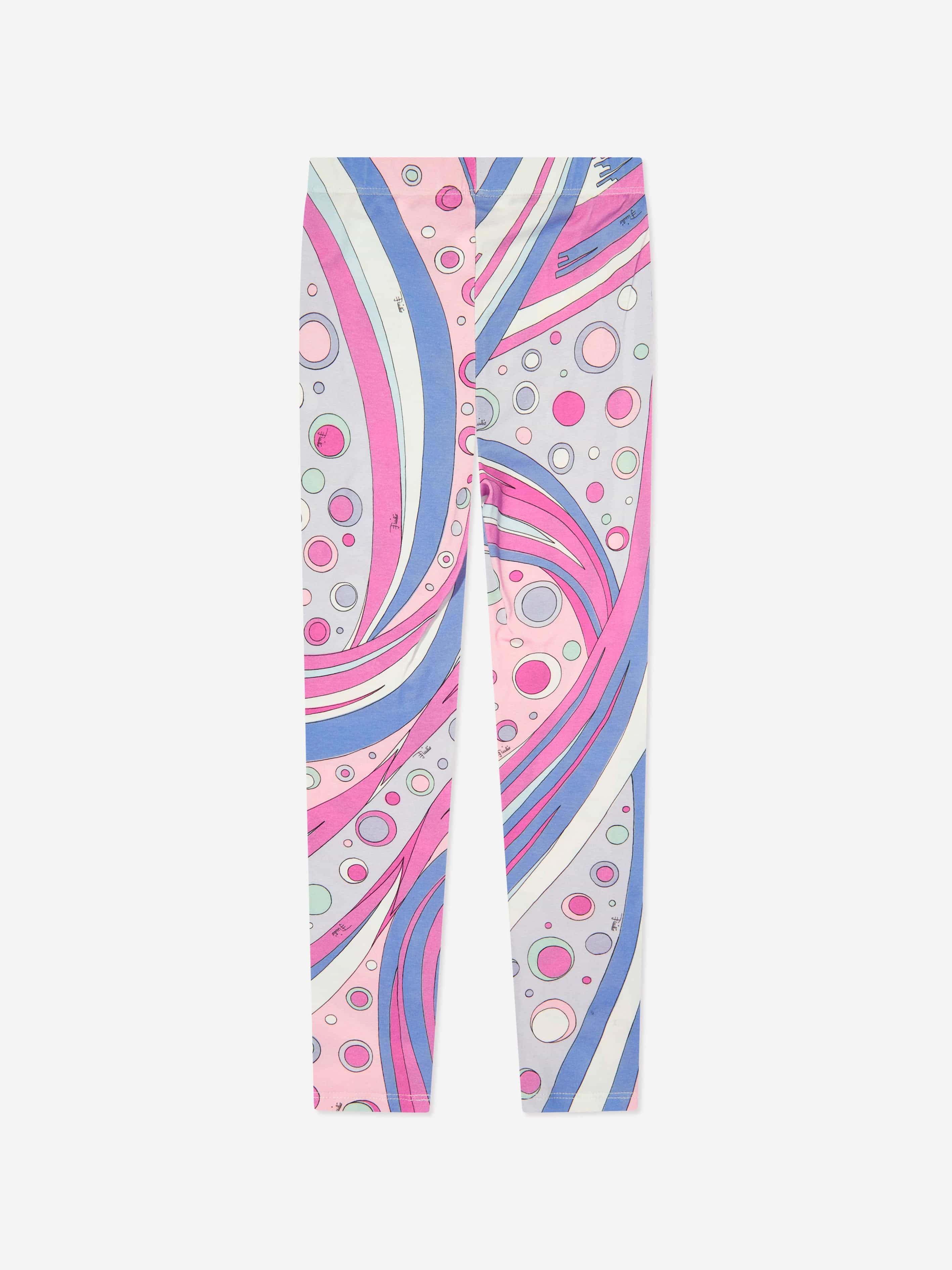 Girls Fontane Print Leggings in Pink Very Cheap Pice