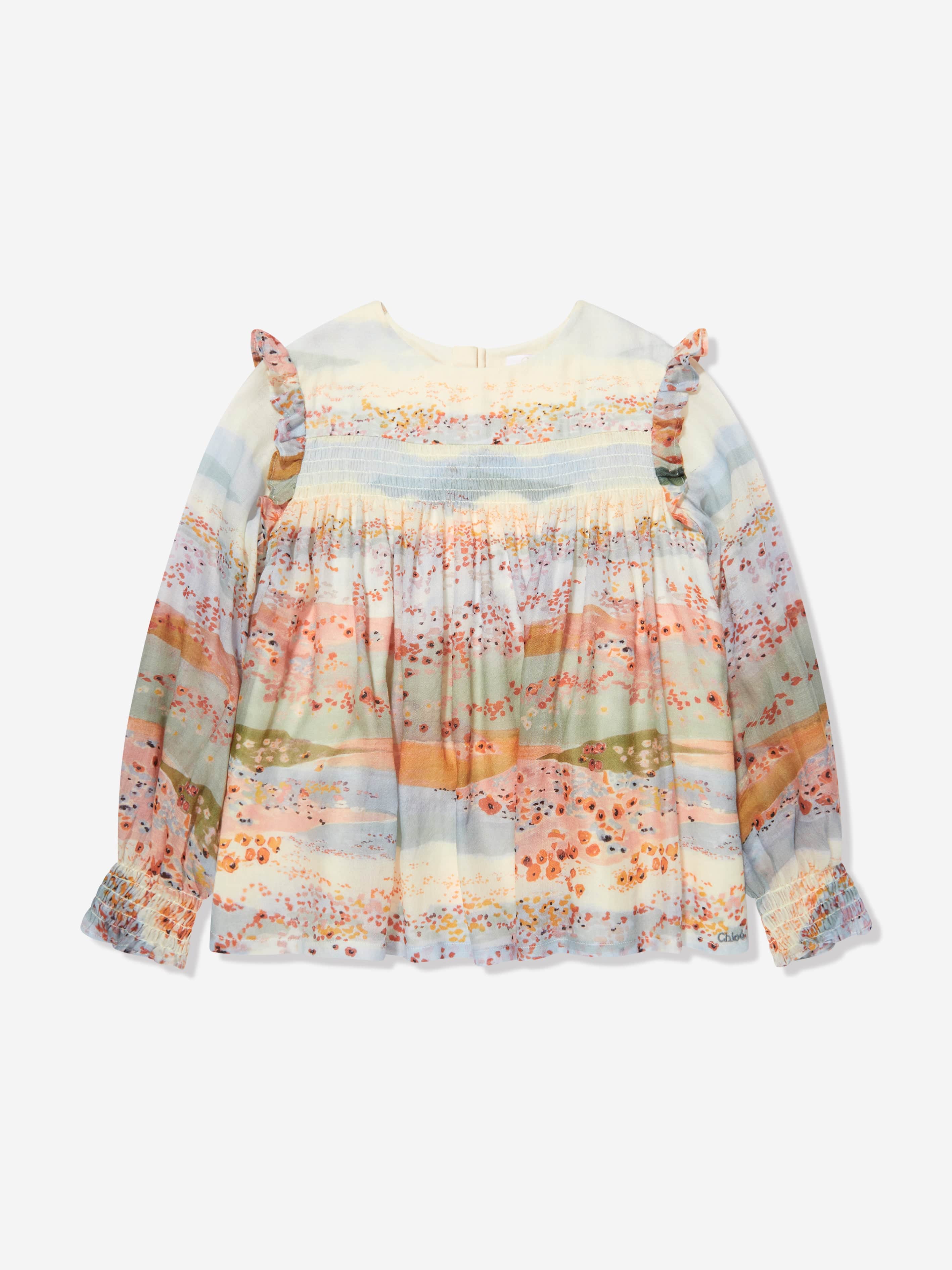 Chlo¨¦ Girls Ceremony Blouse in Multicolour New Arrival